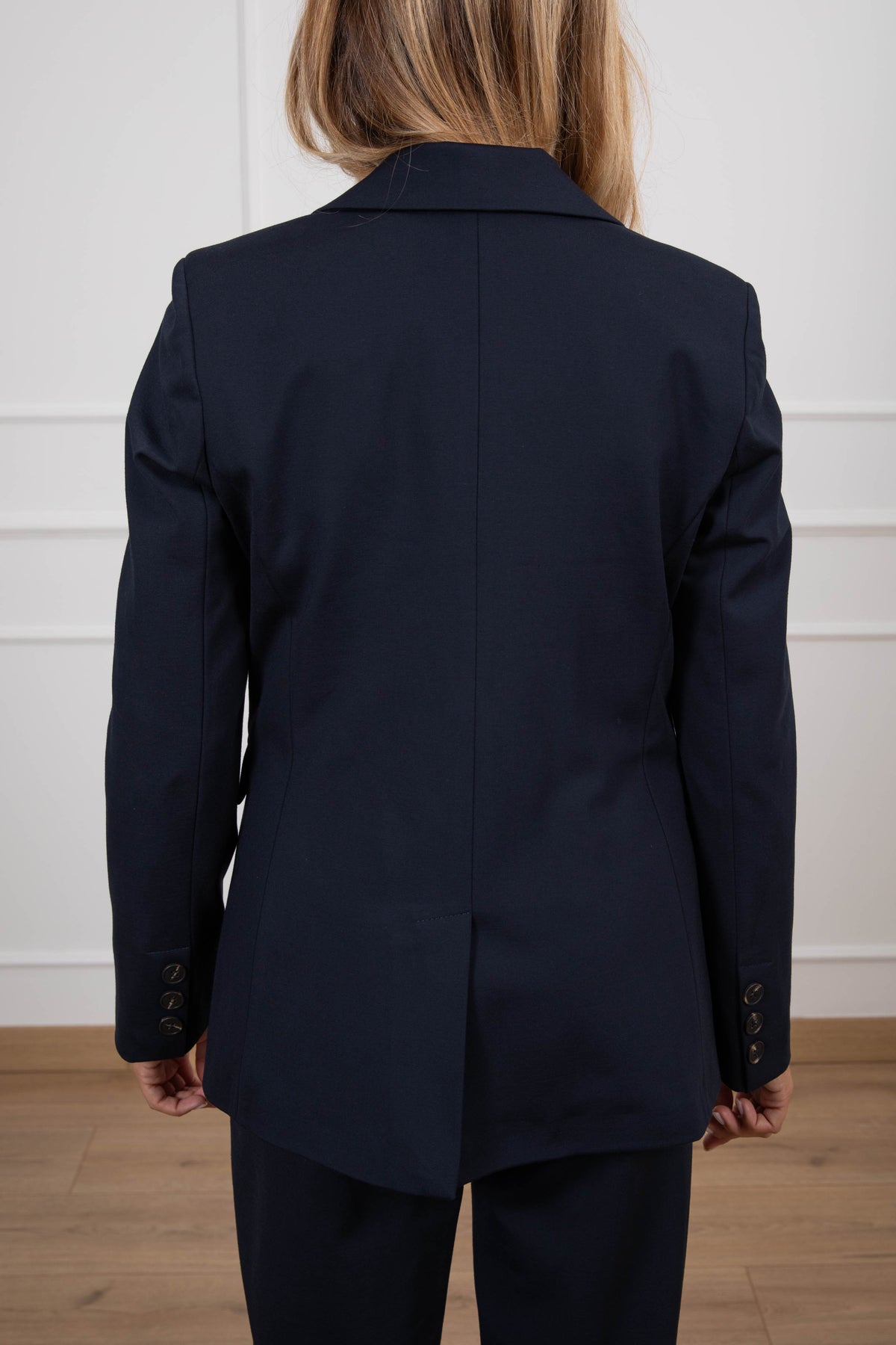 Giacca regular-fit in punto milano variante blu Tensione IN