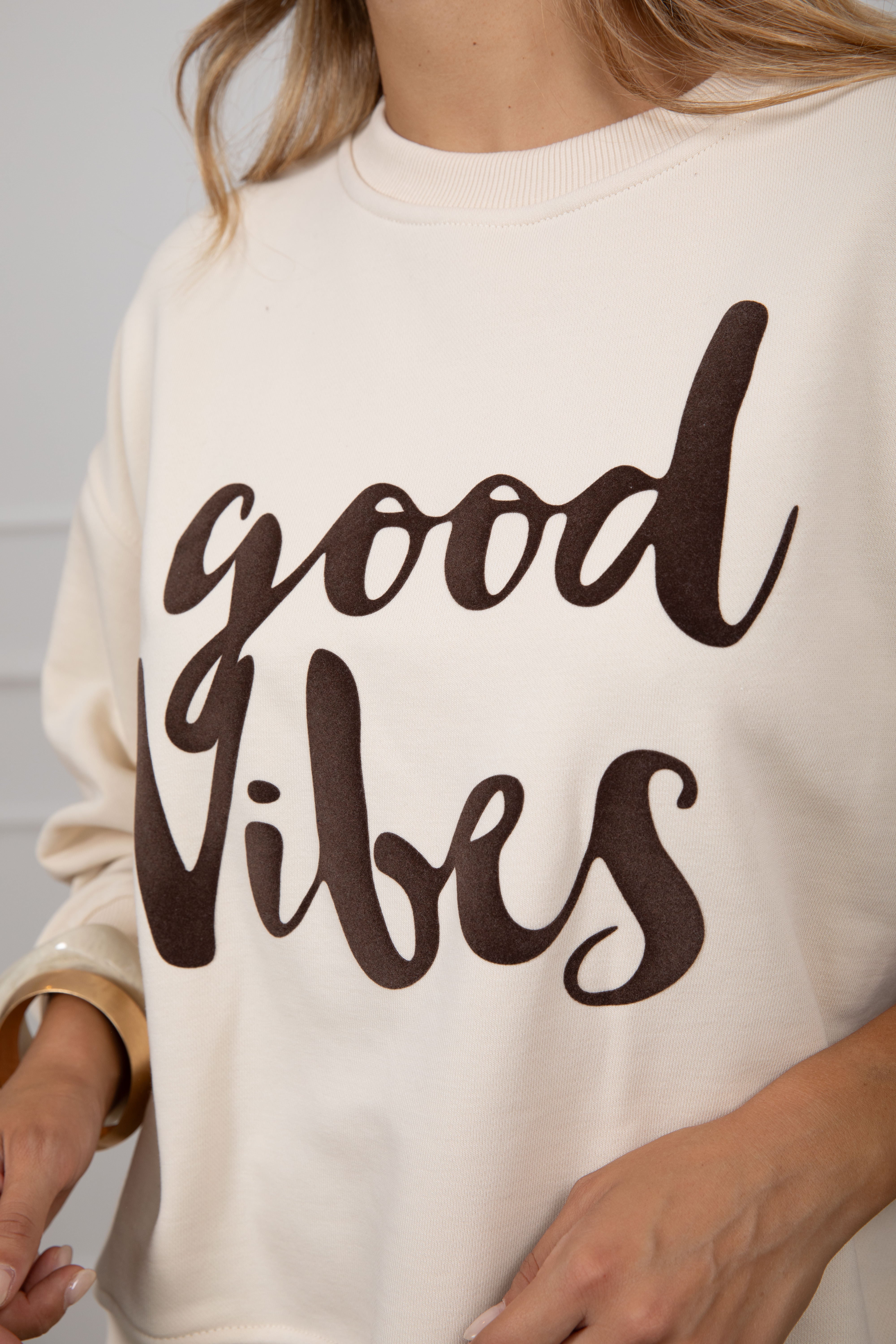 Felpa "Good Vibes" ViCOLO