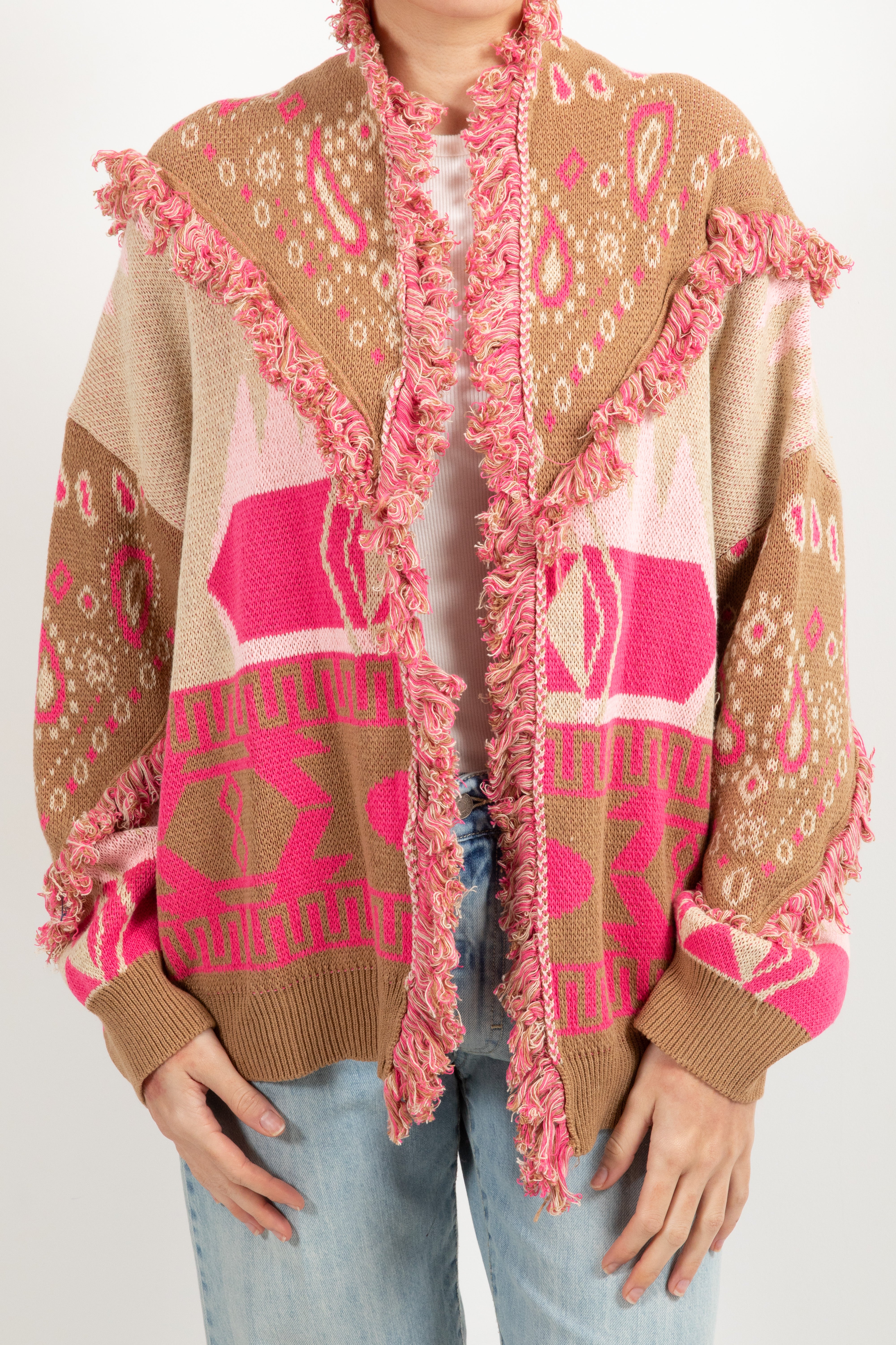 Cardigan fantasia geo-bandana Tensione IN