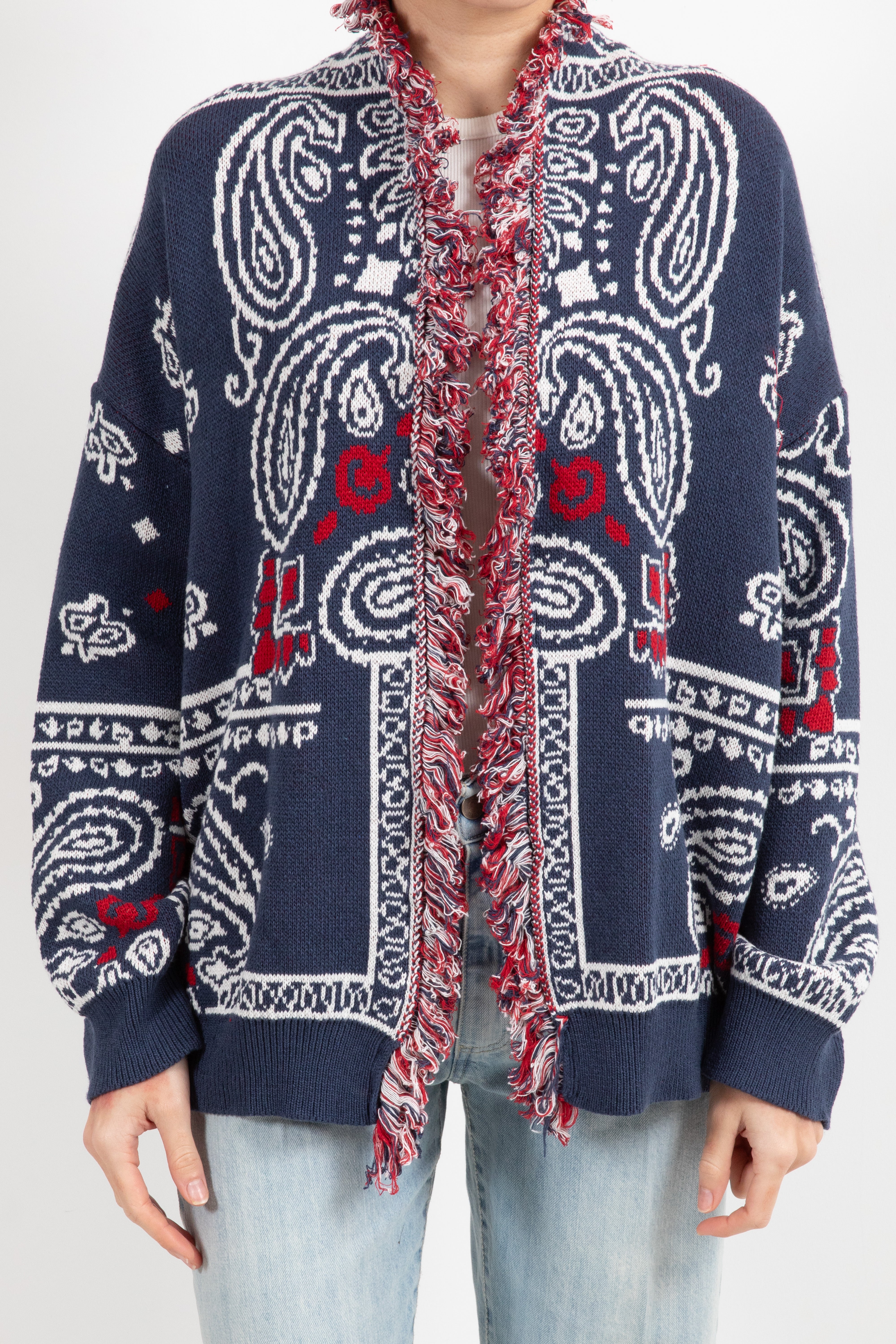 Cardigan fantasia patch-bandana Tensione IN