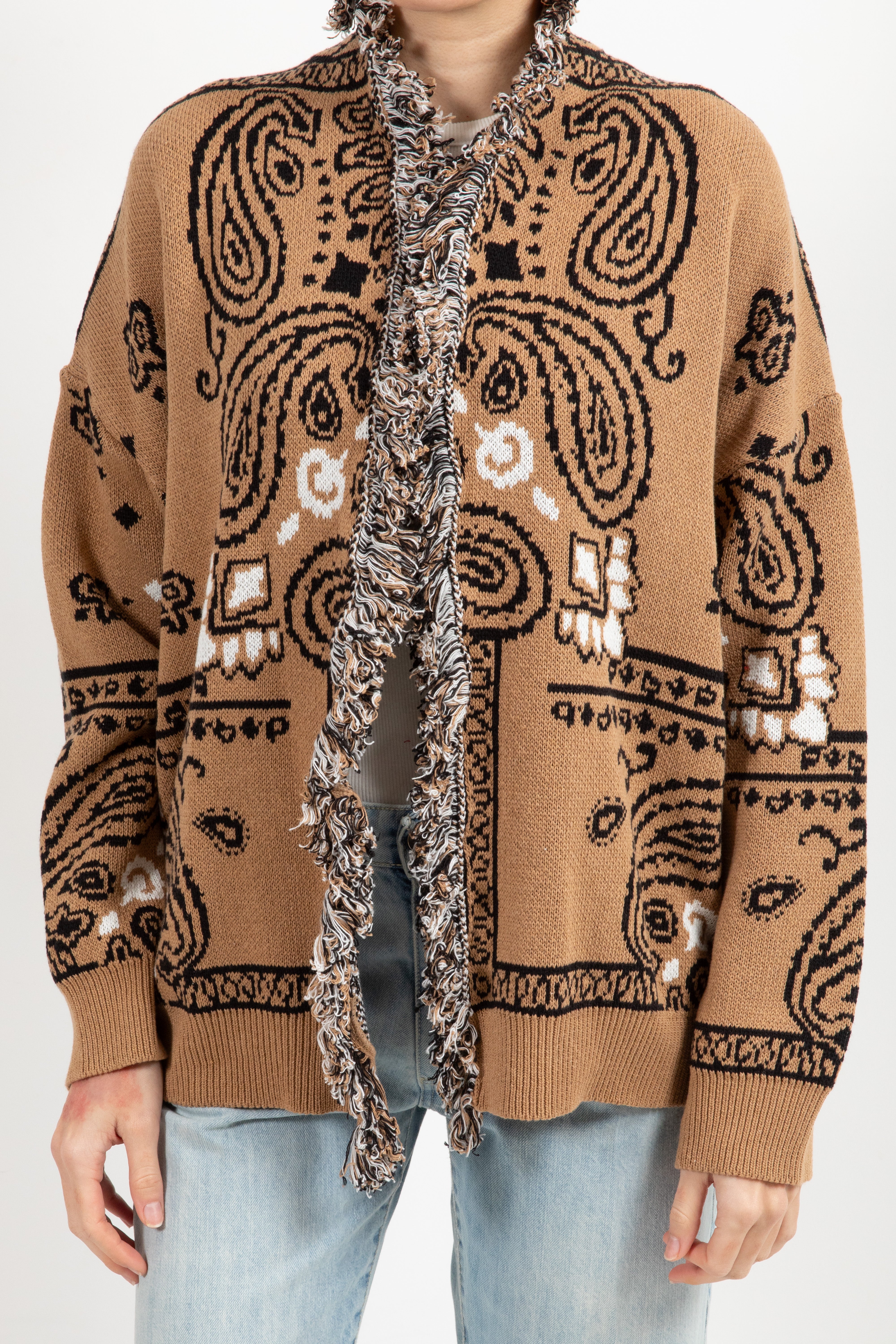 Cardigan fantasia patch-bandana Tensione IN