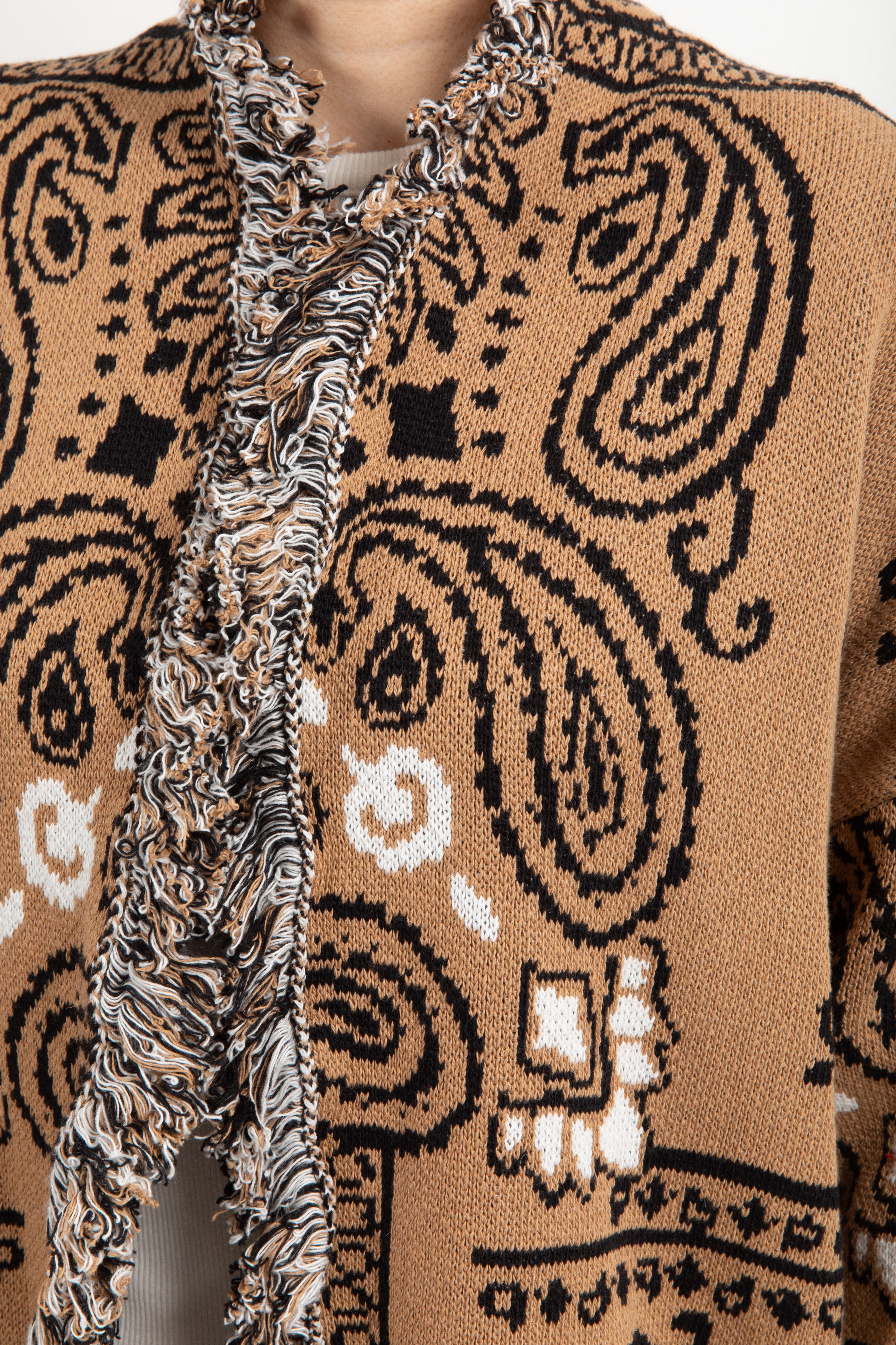 Cardigan fantasia patch-bandana Tensione IN