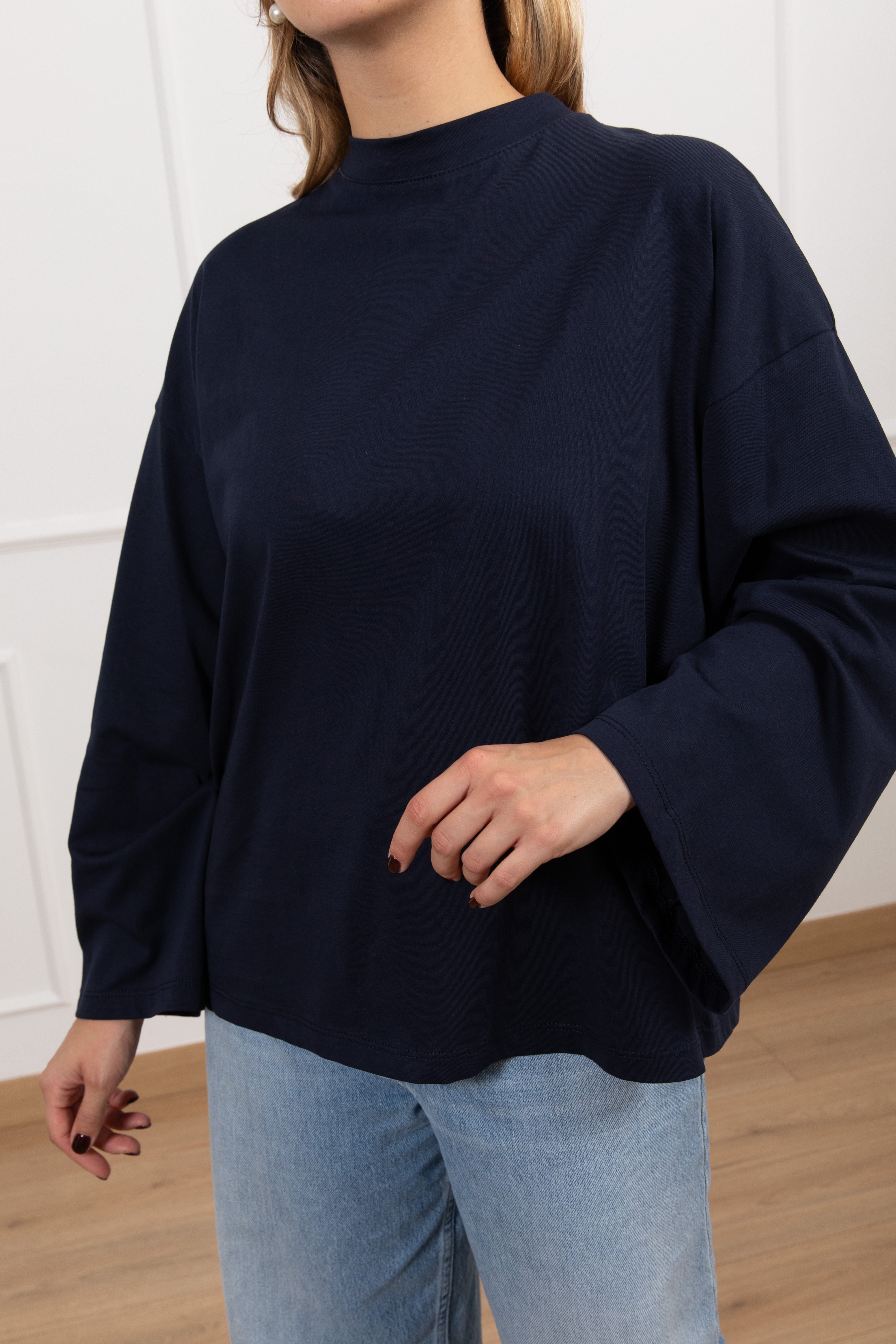 T-shirt over-size a manica lunga Tensione IN