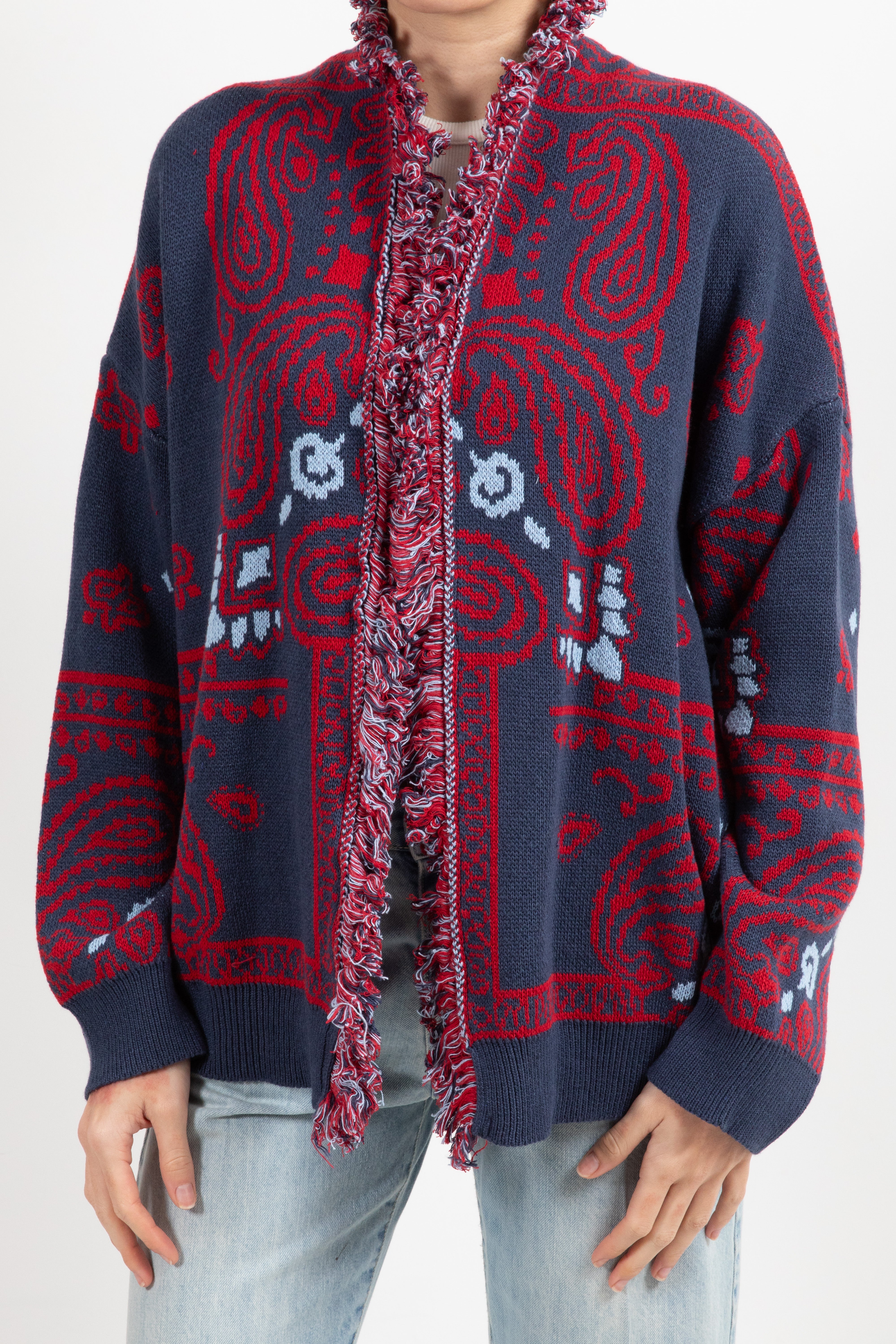 Cardigan fantasia patch-bandana Tensione IN
