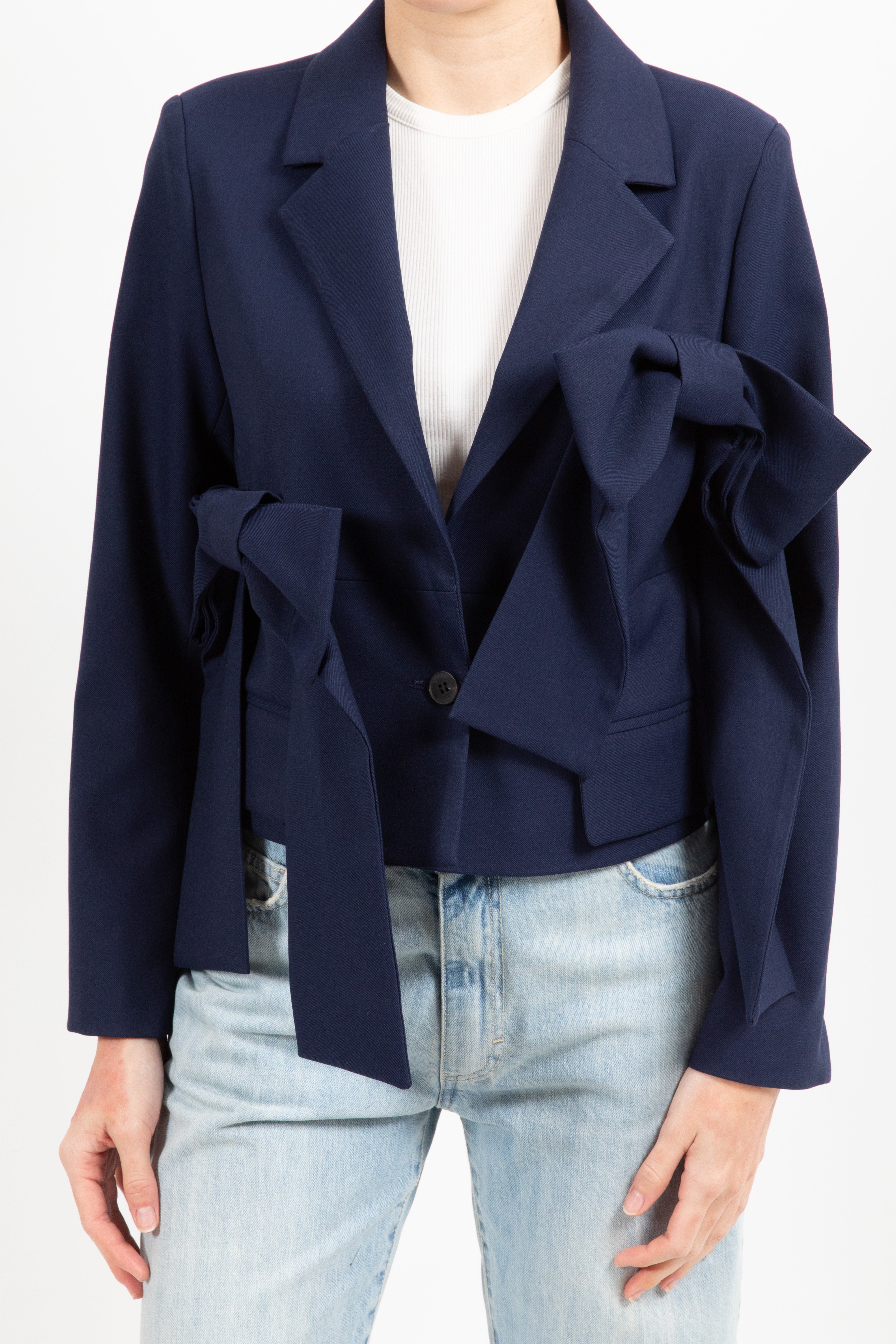 Giacca cropped con fiocchi ViCOLO