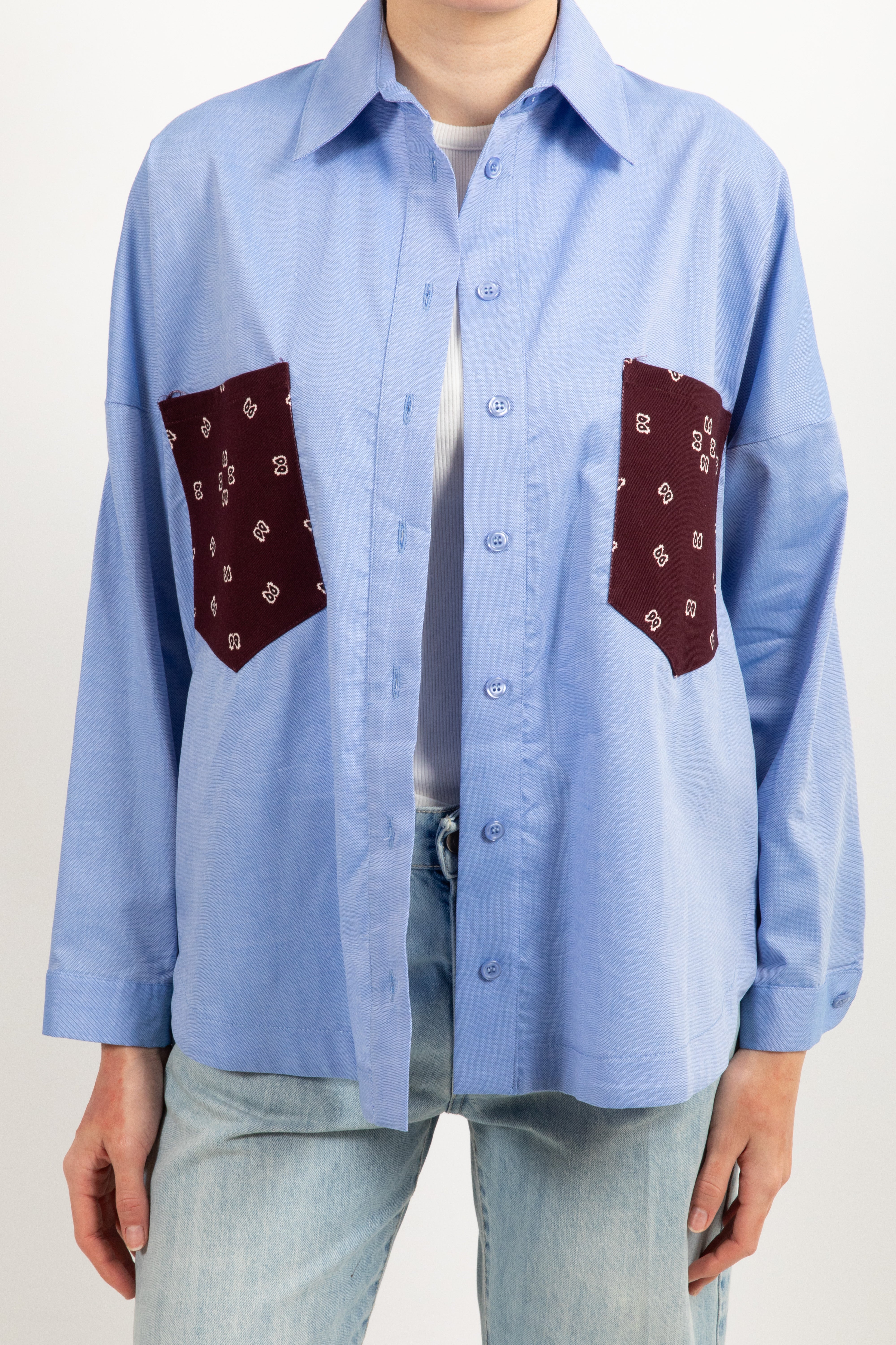 Camicia oxford con tasca bandana Dixie