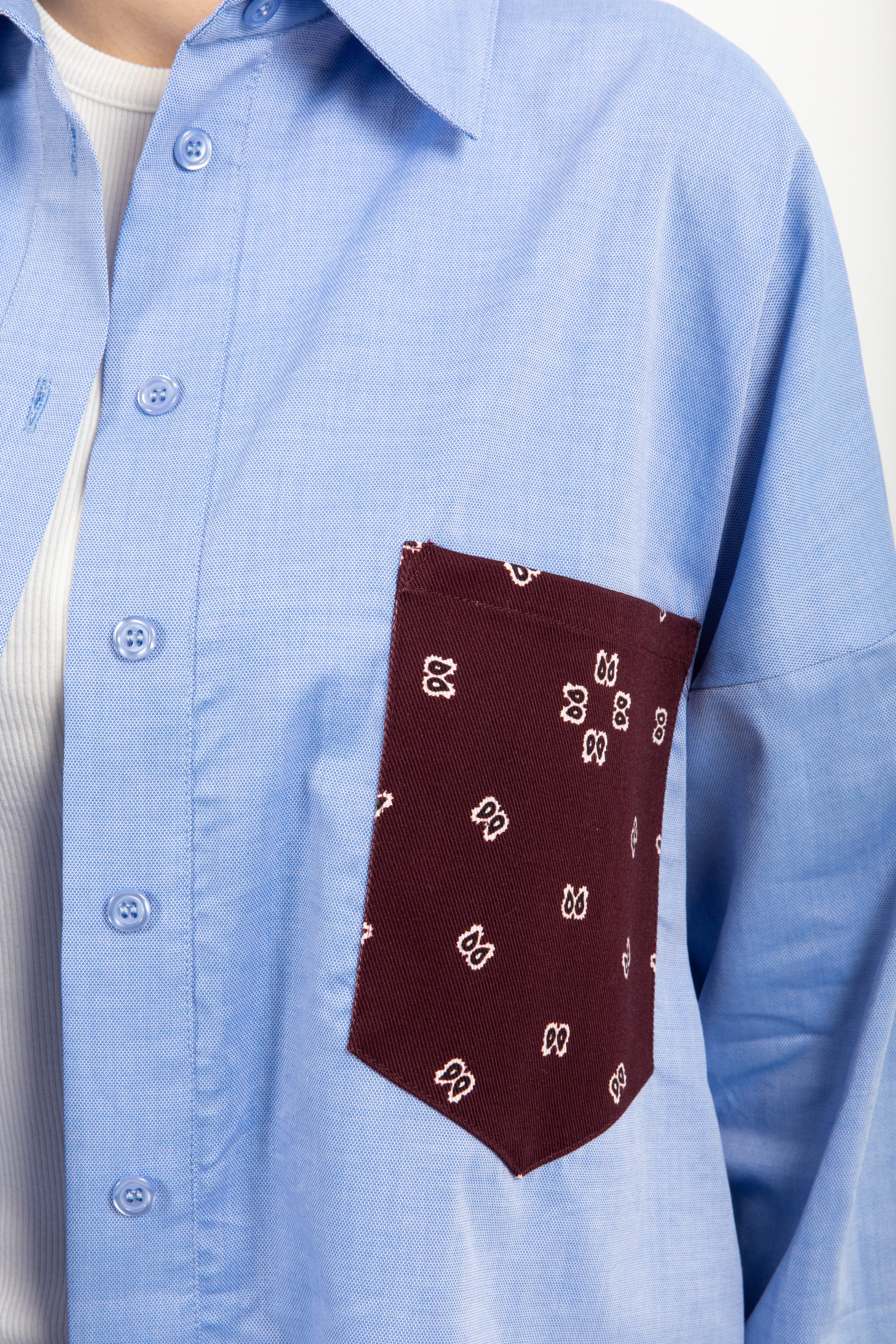 Camicia oxford con tasca bandana Dixie