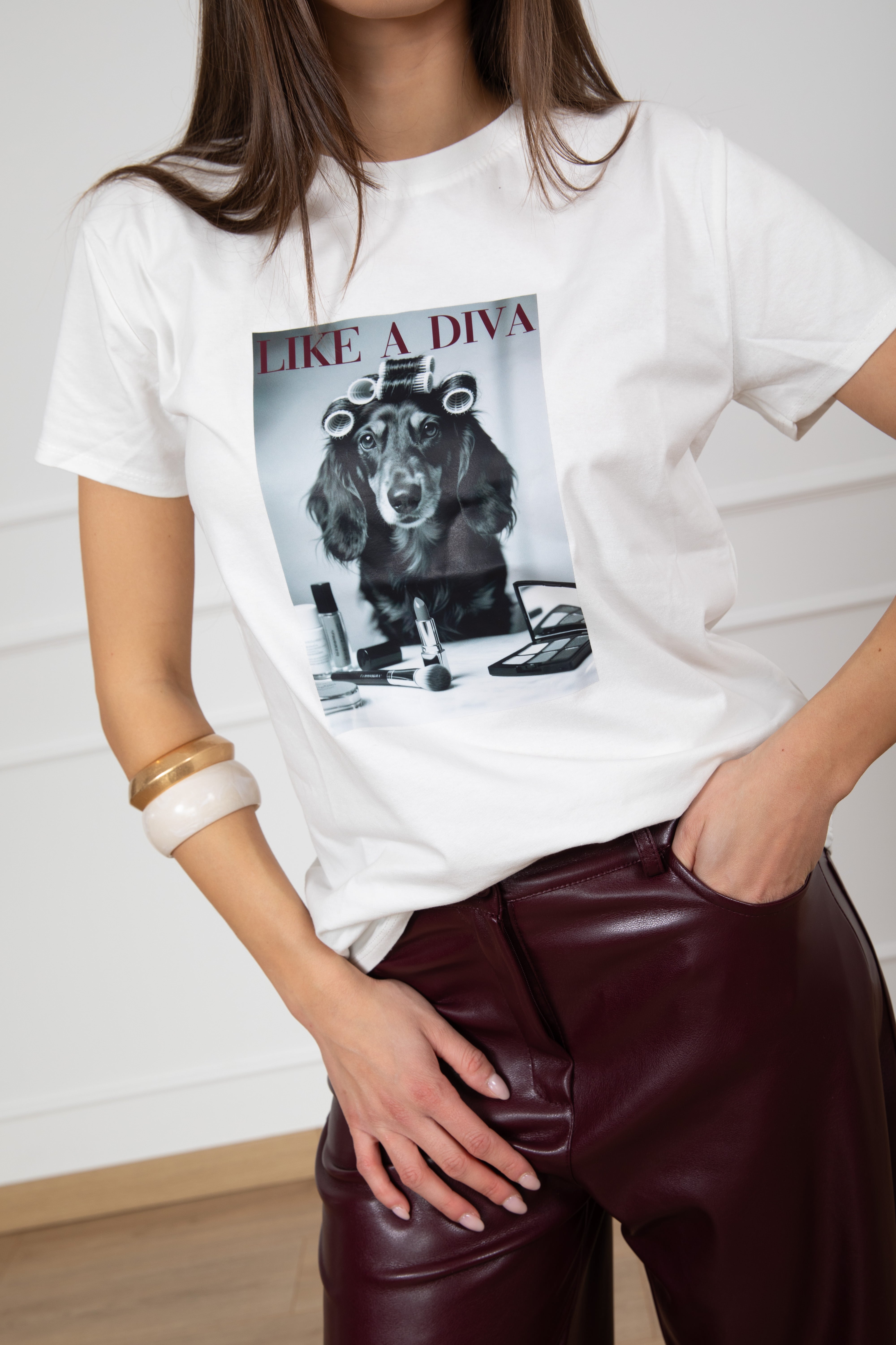 T-shirt "like a diva" ViCOLO