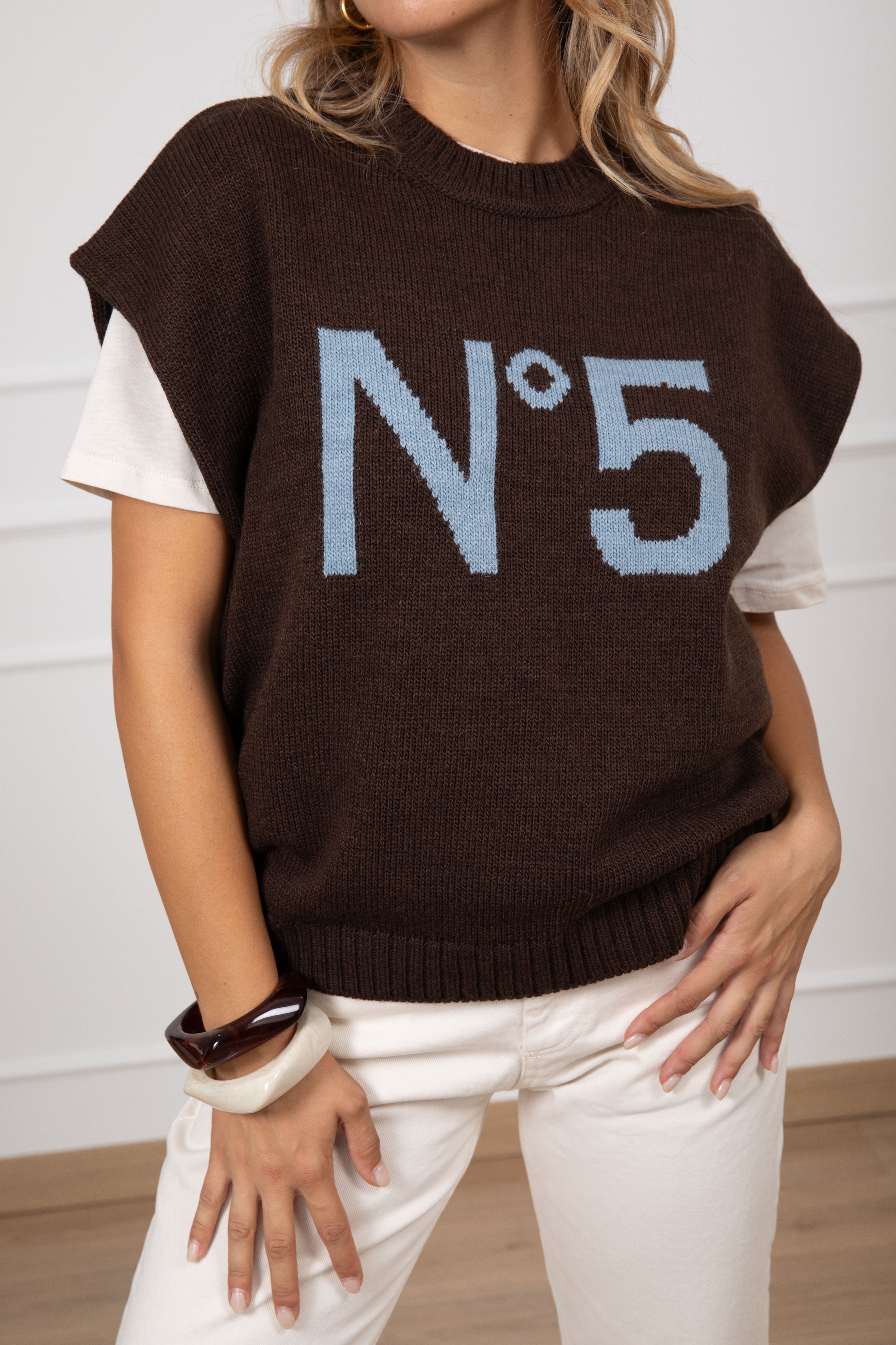 Gilet in maglia "N 5" Tensione IN