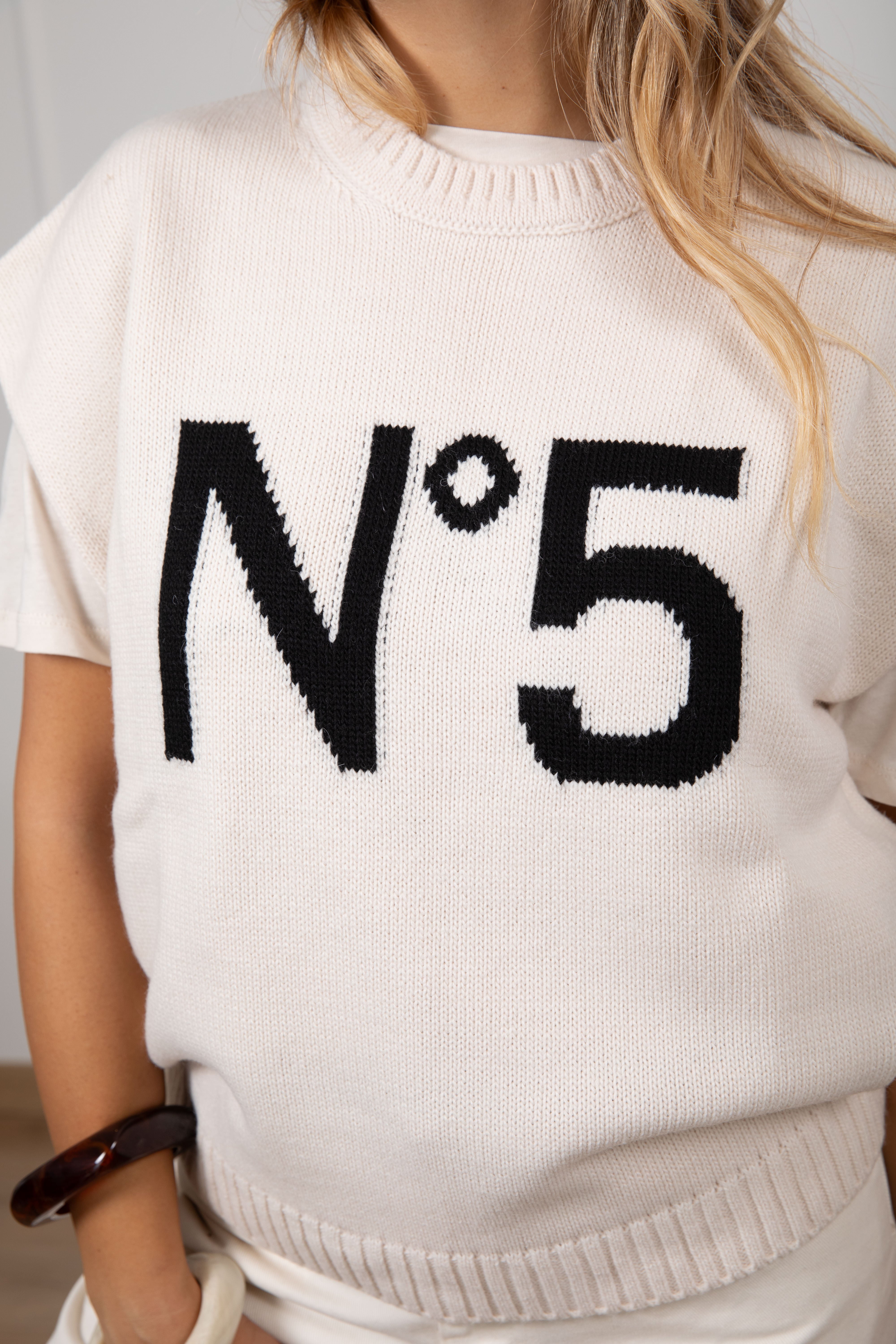 Gilet in maglia "N 5" Tensione IN