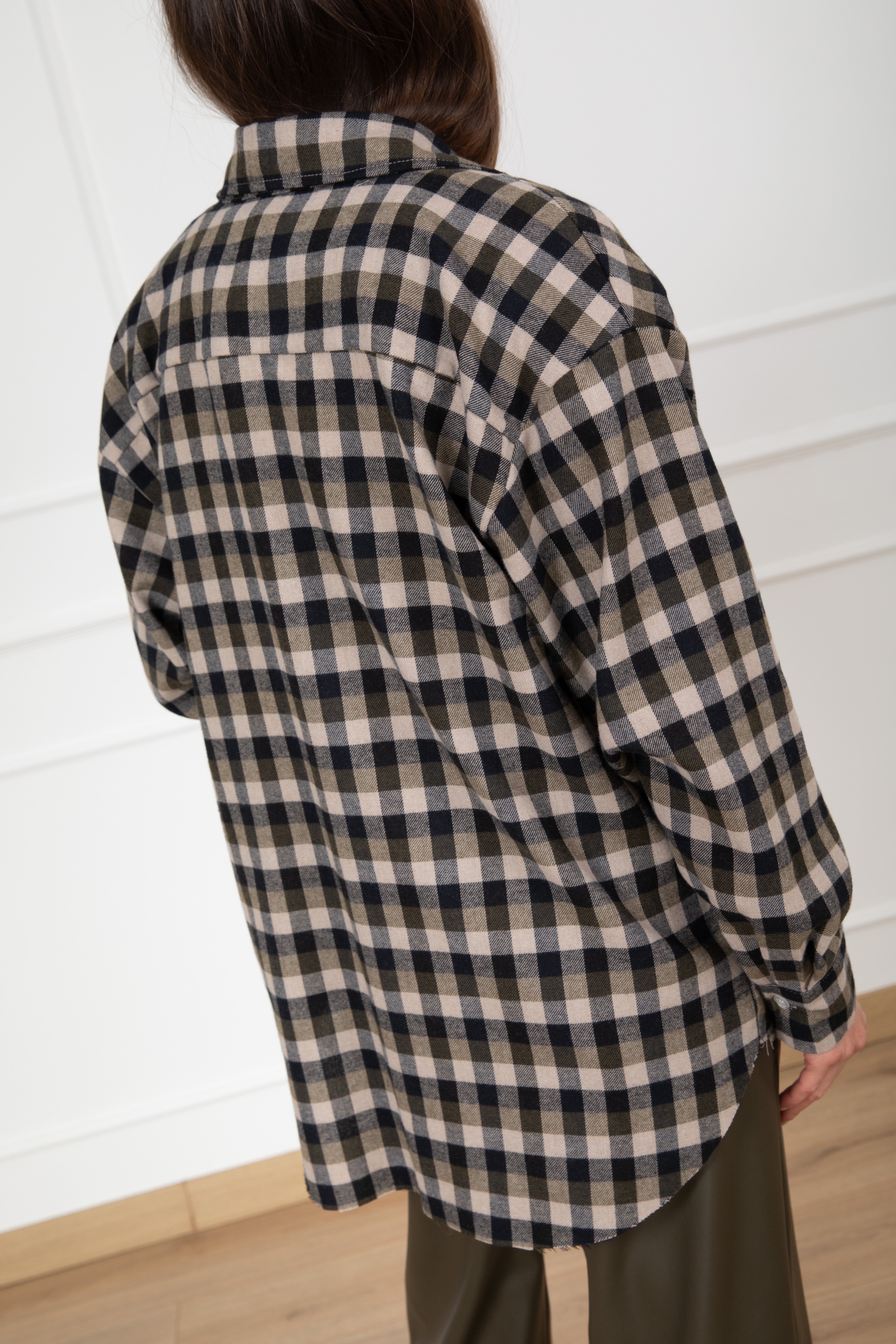 Camicia check militare in flanella ViCOLO