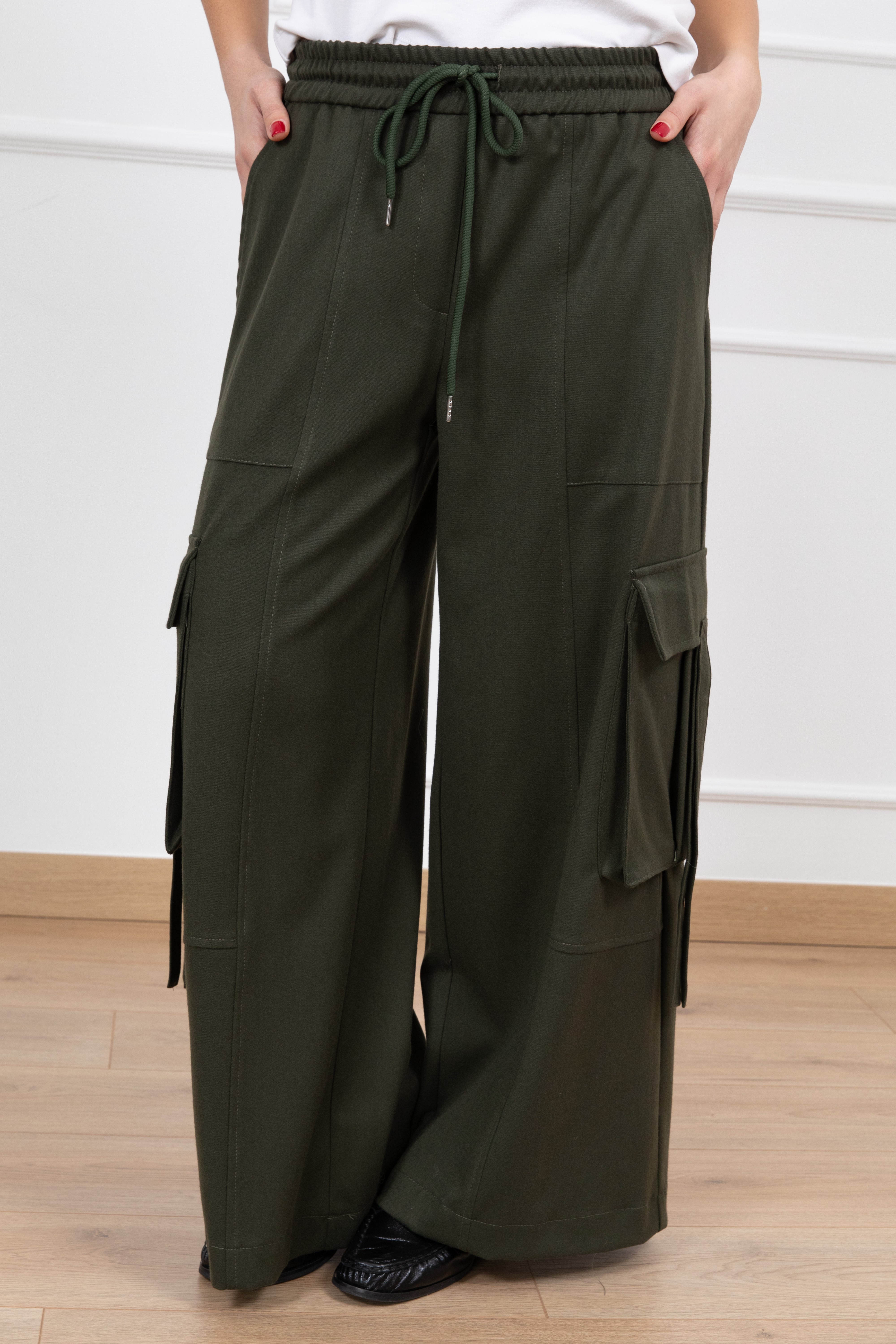 Pantalone cargo in flanella Tensione IN