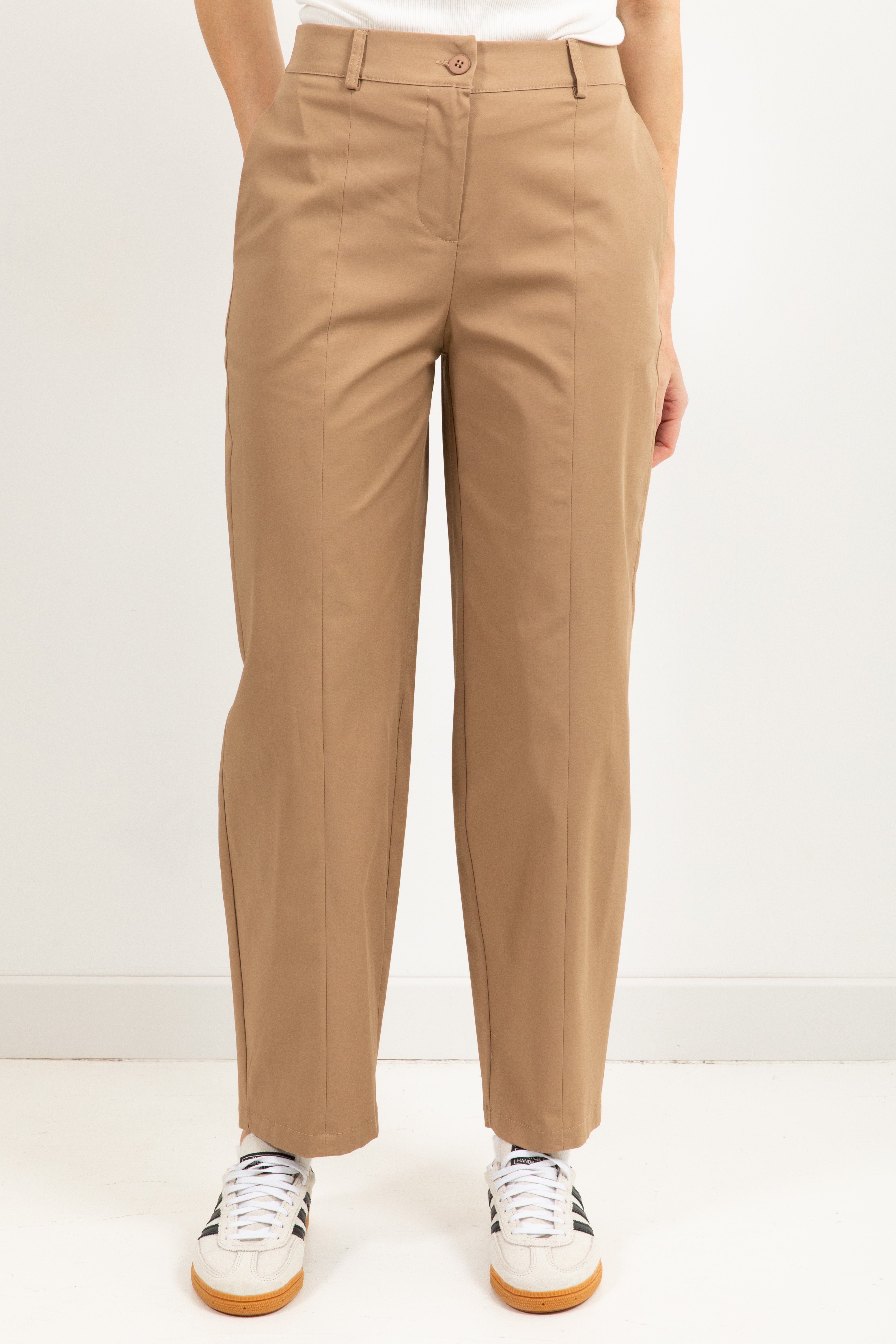 Pantalone carrot-fit in cotone Susy Mix