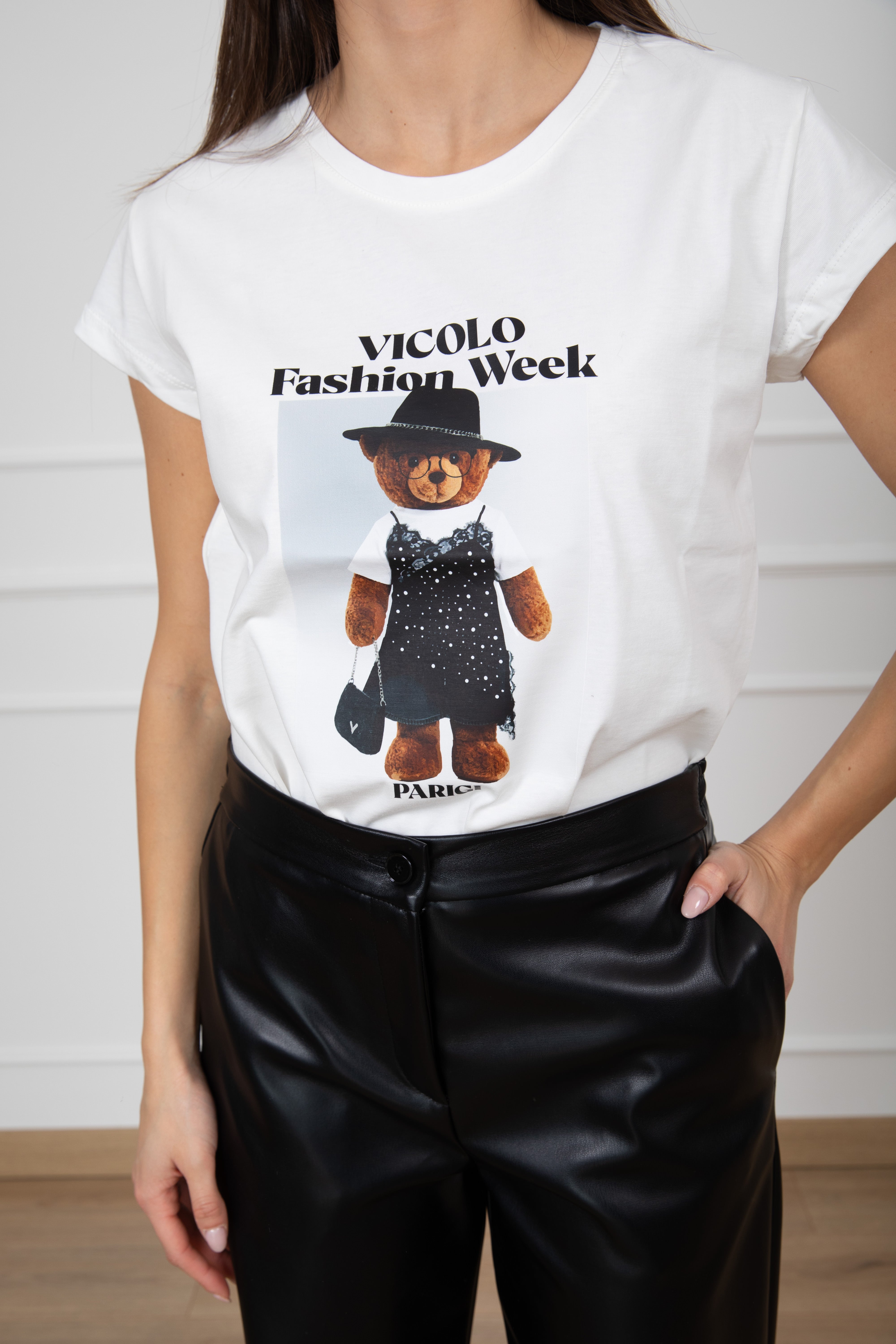 T-shirt "fashion week" teddy lingerie ViCOLO