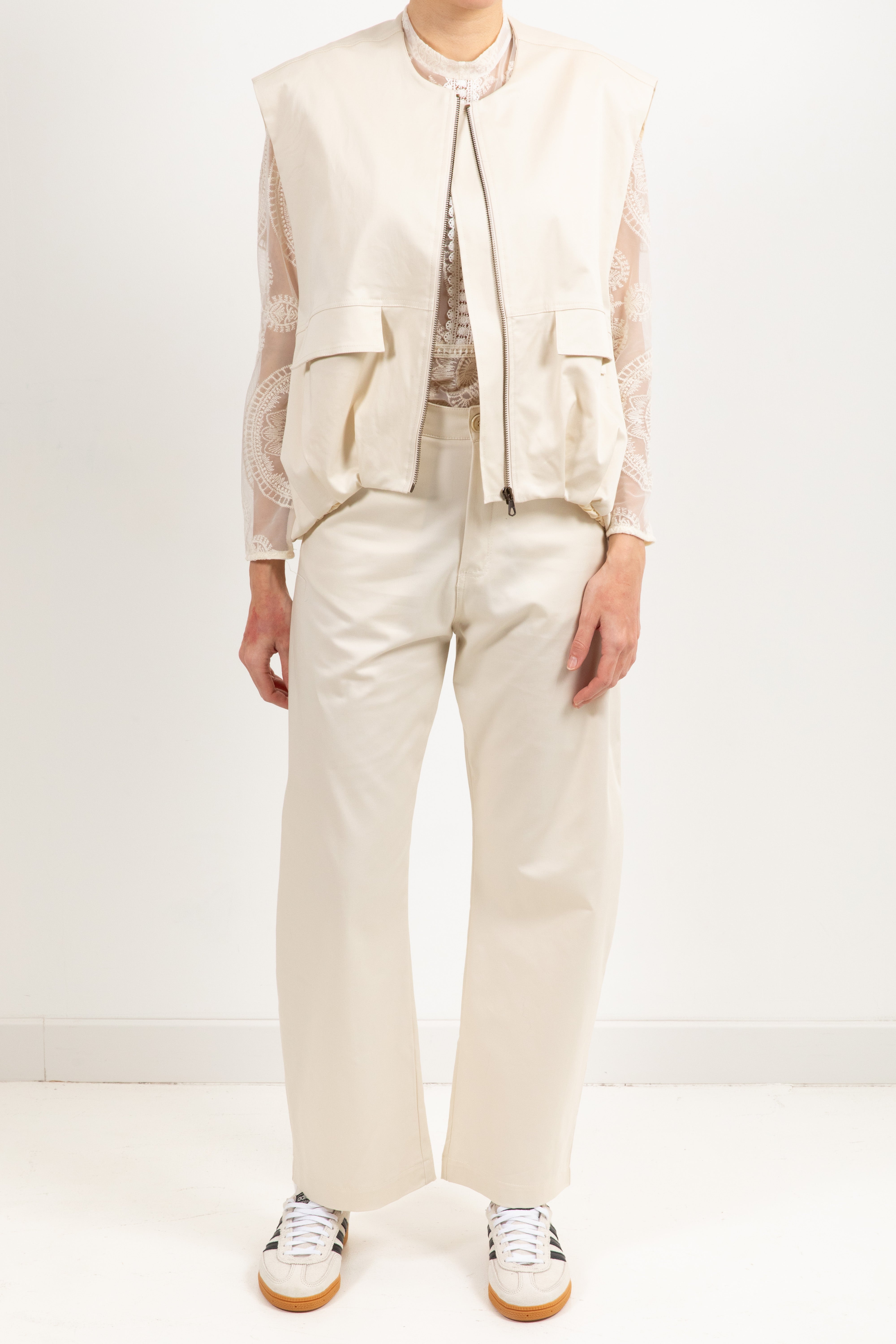 Pantalone balloon-fit in cotone ViCOLO