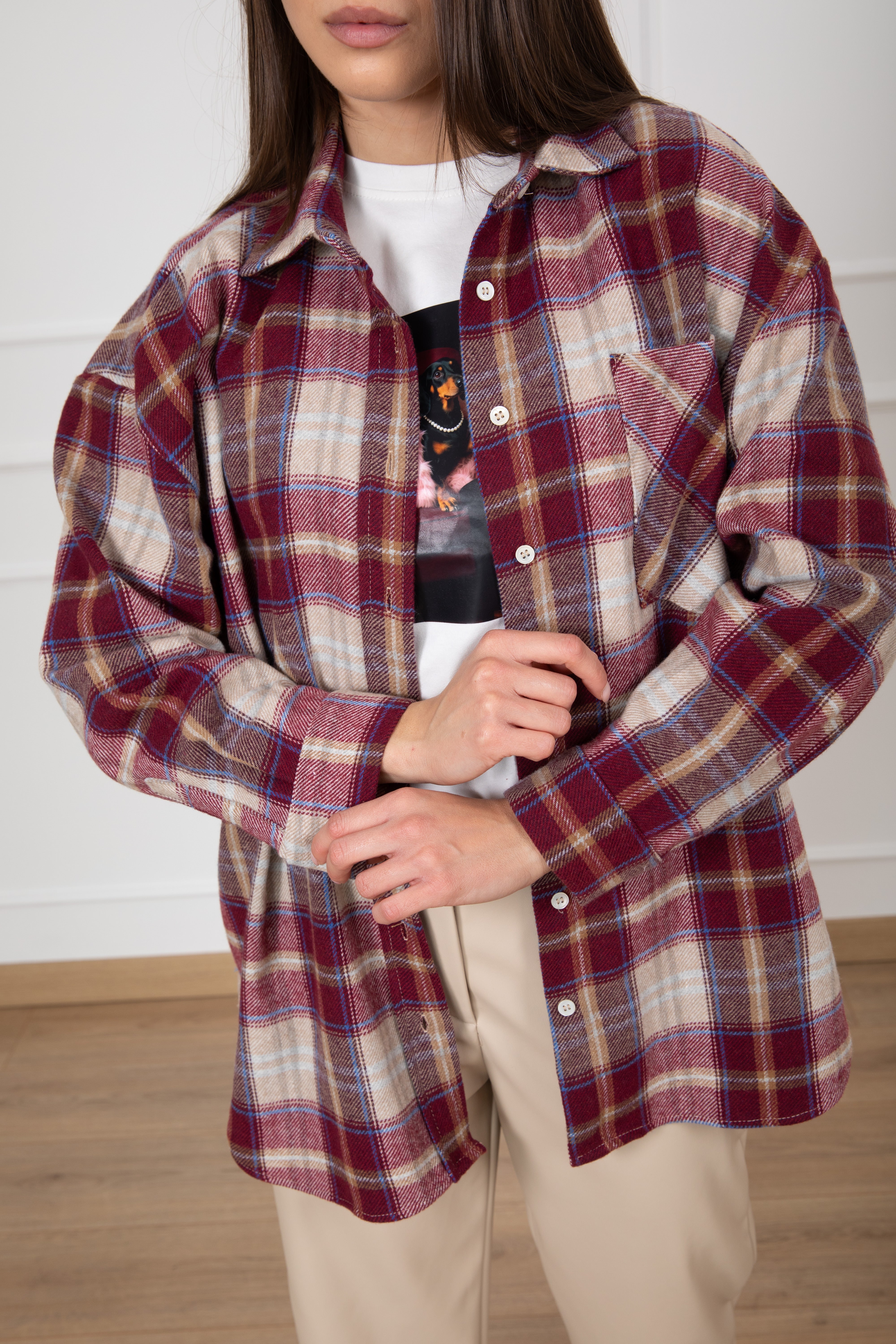 Camicia check in flanella ViCOLO