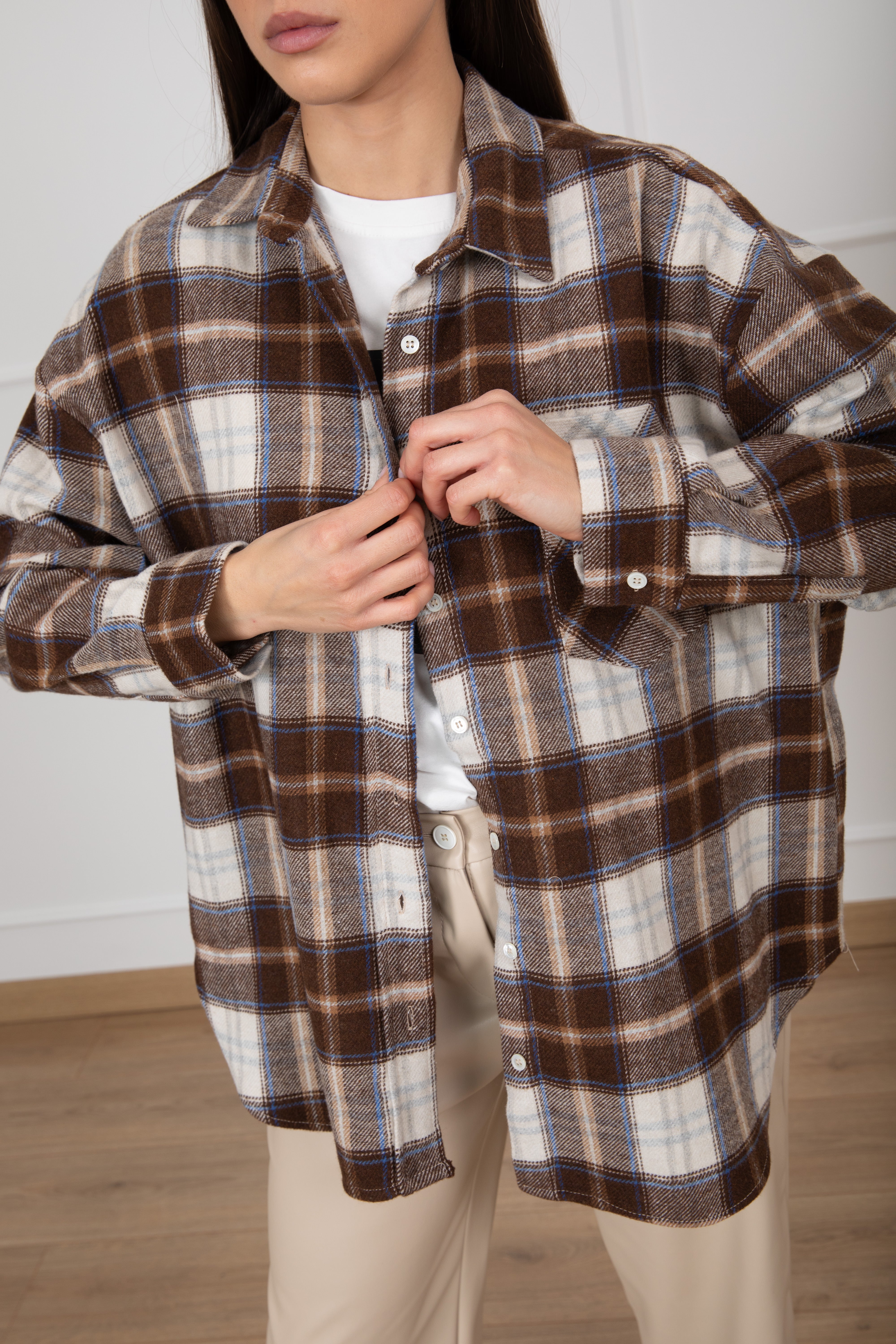 Camicia check in flanella ViCOLO