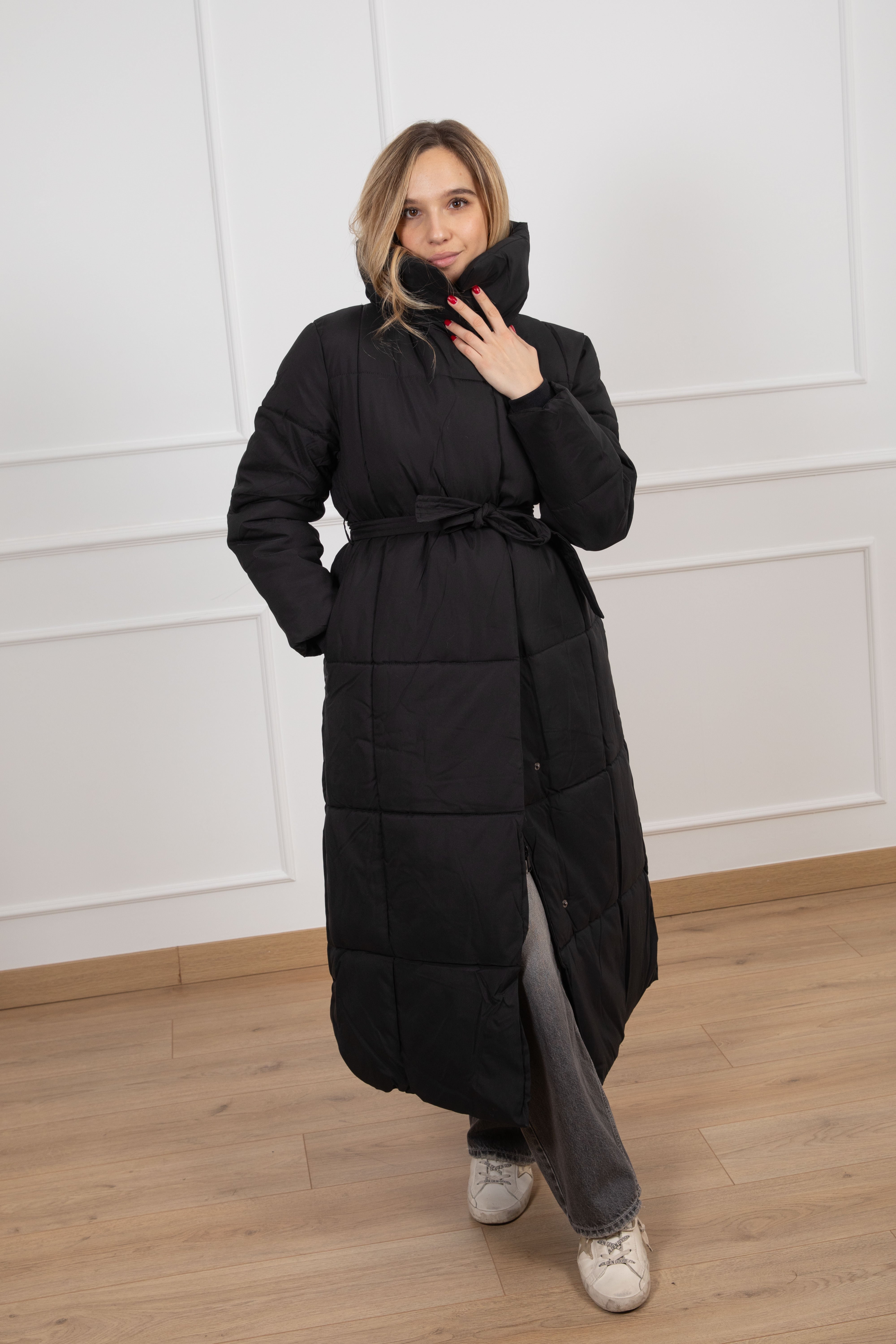 Piumino lungo con fusciacca Susy Mix