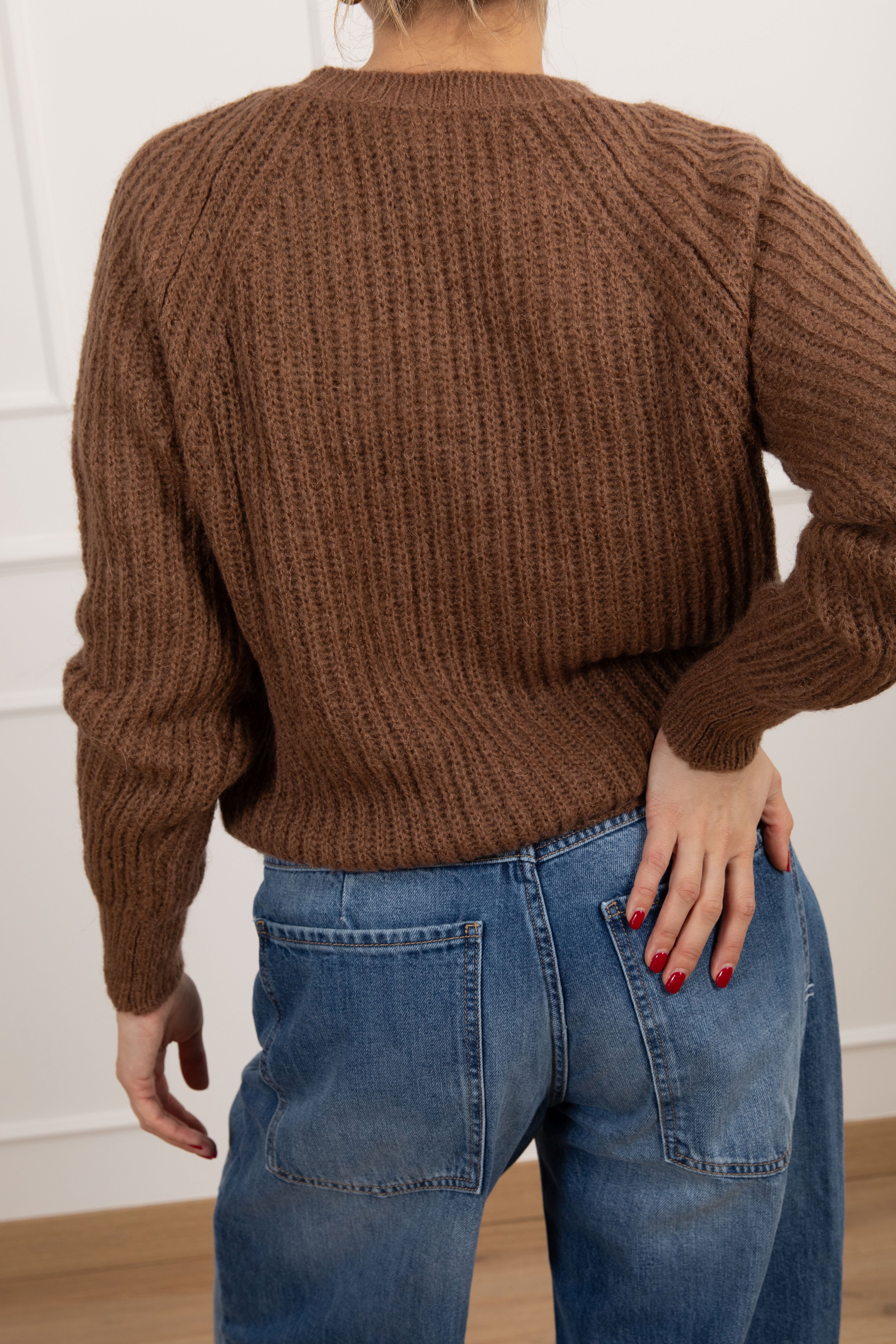 Pull girocollo in mohair ViCOLO