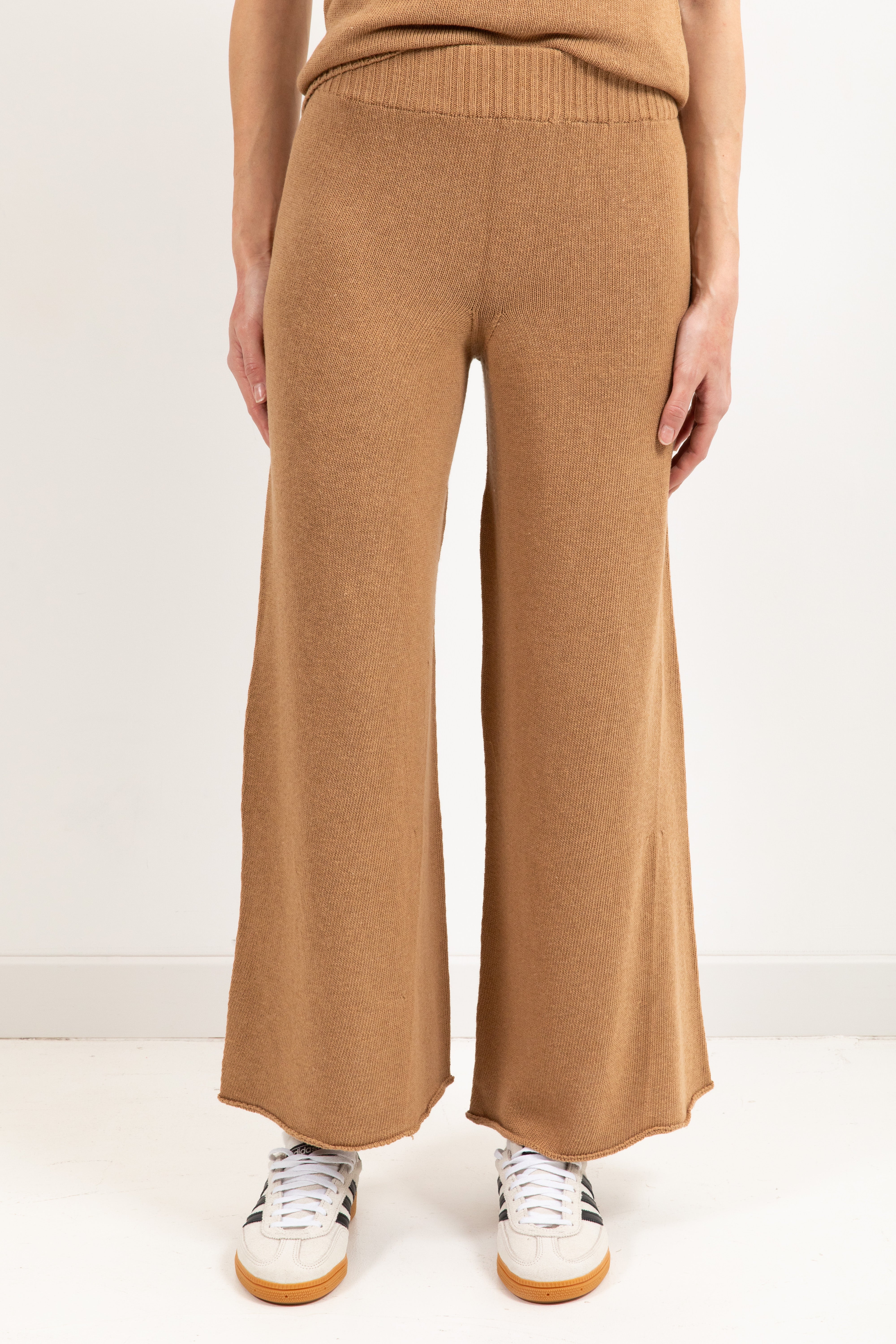 Pantalone gamba ampia in maglia ViCOLO