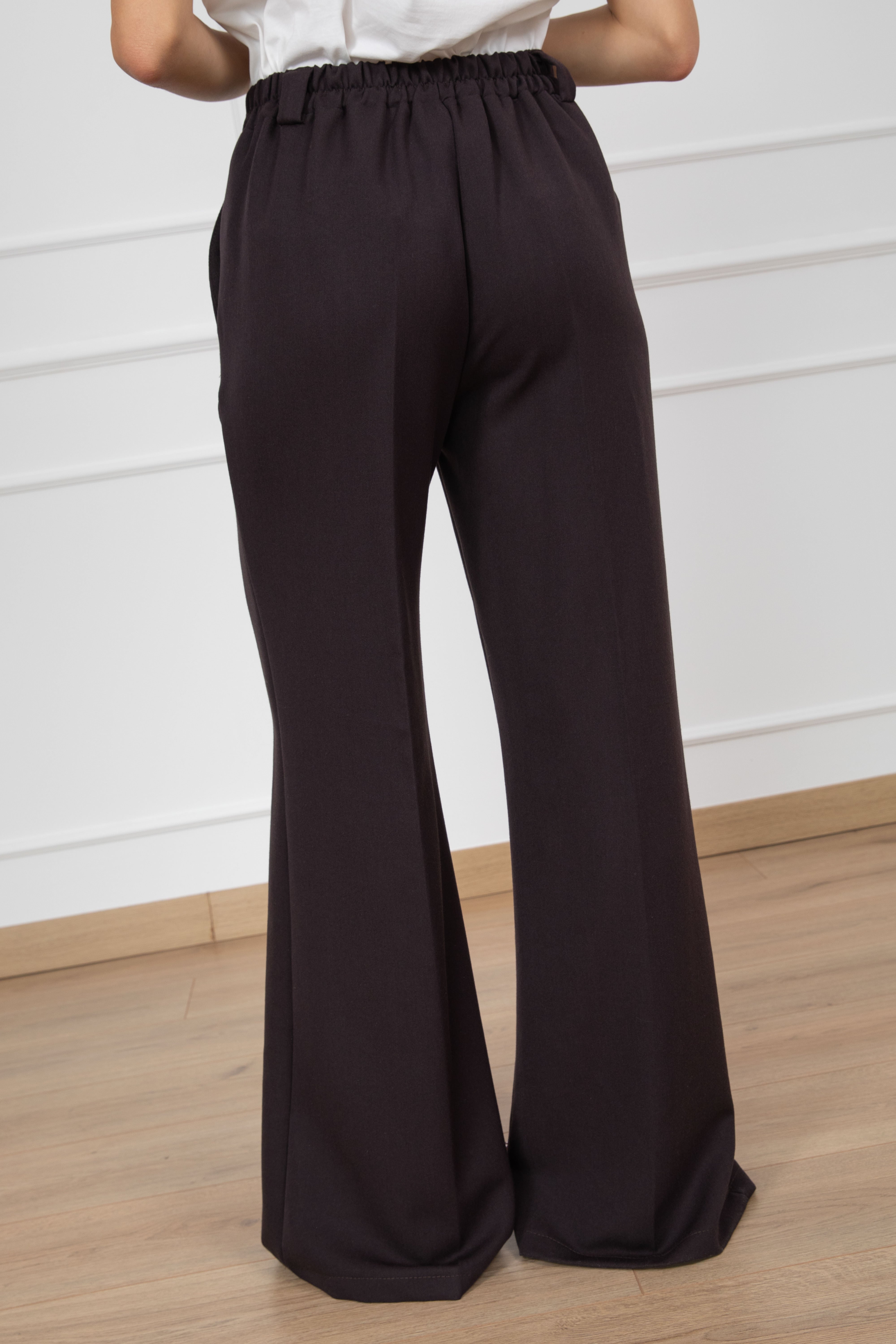Pantalone sartoriale con elastico sul retro Susy Mix