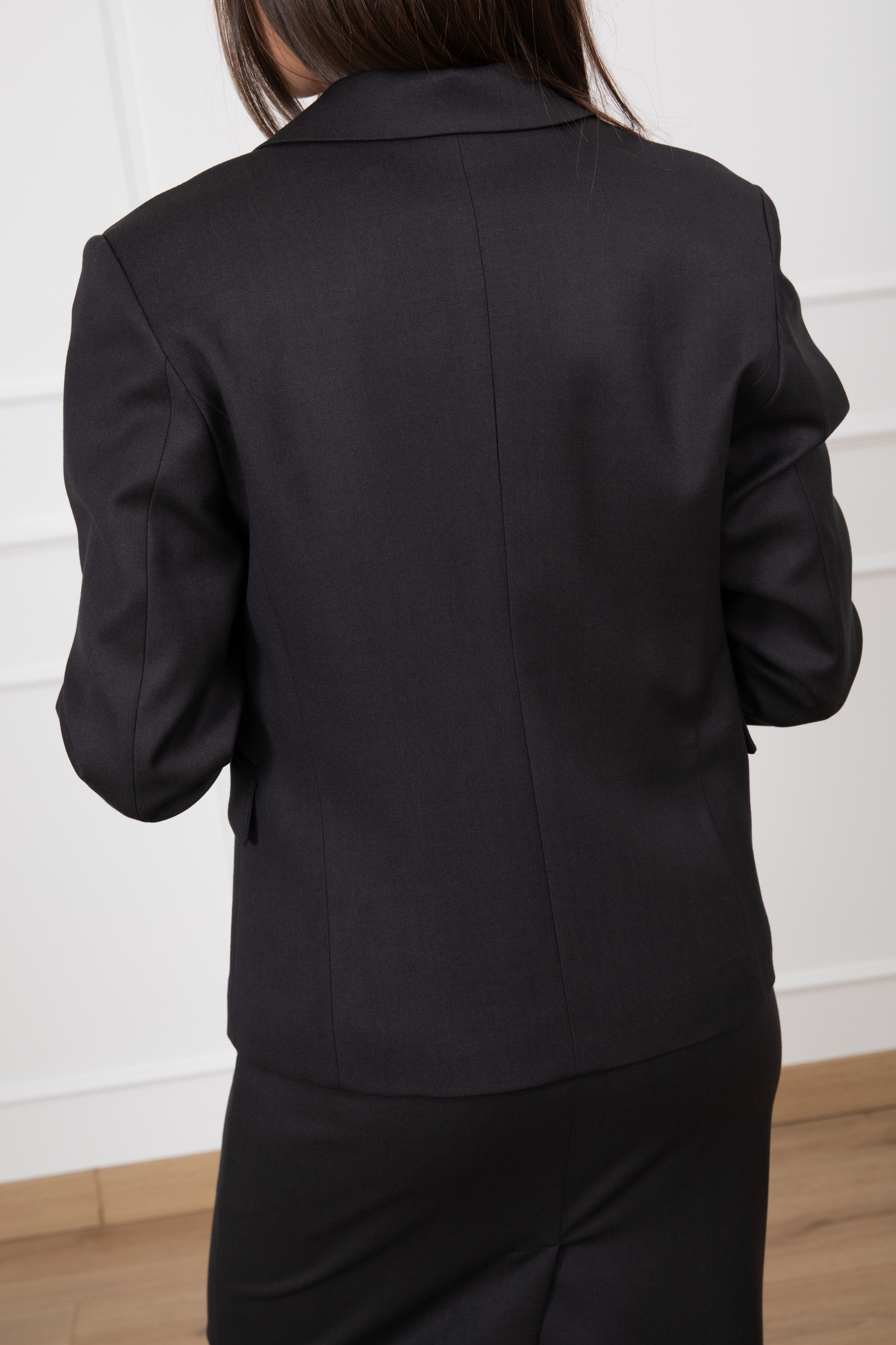 Giacca mono-bottone in calda viscosa ViCOLO