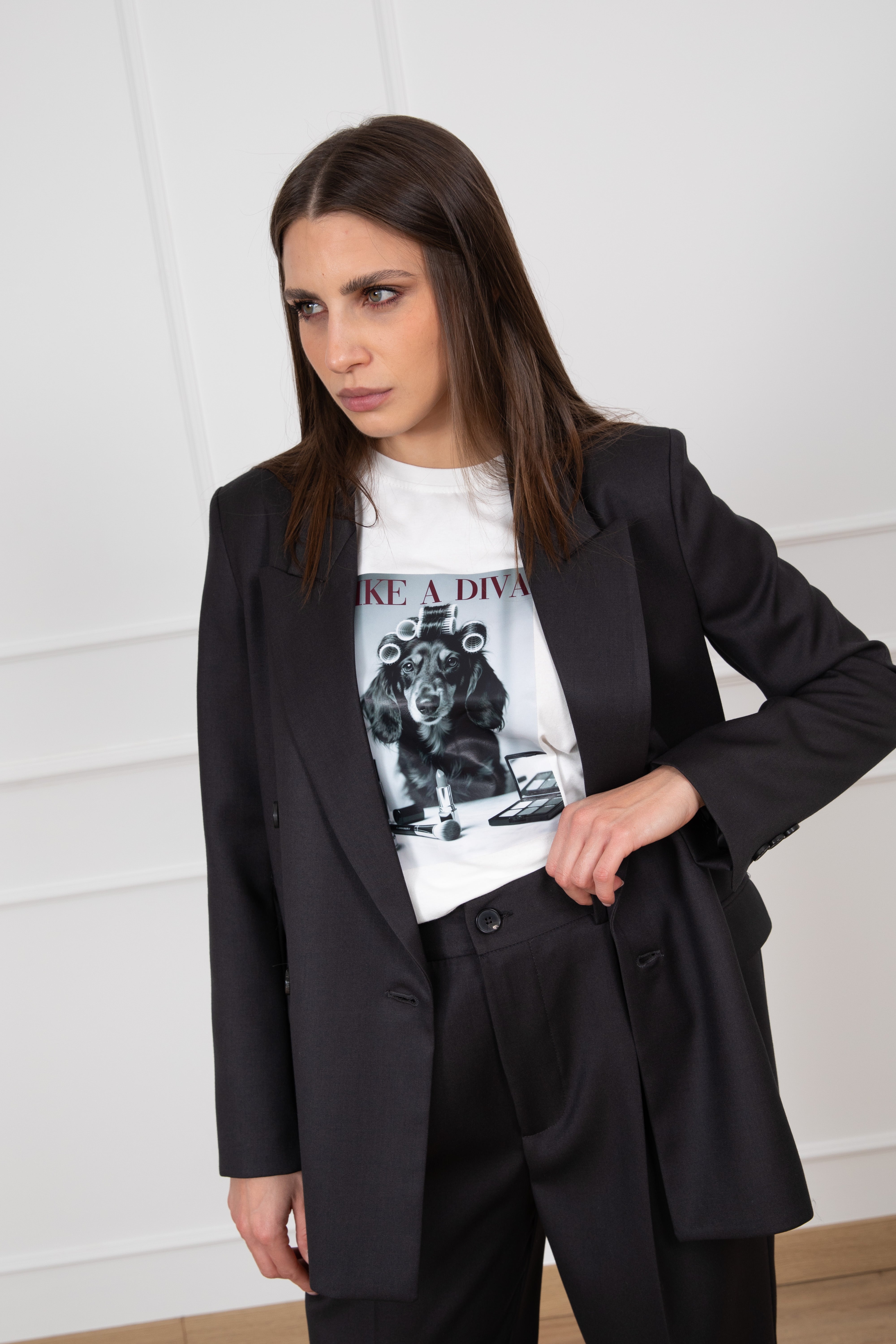 Giacca 4 bottoni in calda viscosa ViCOLO