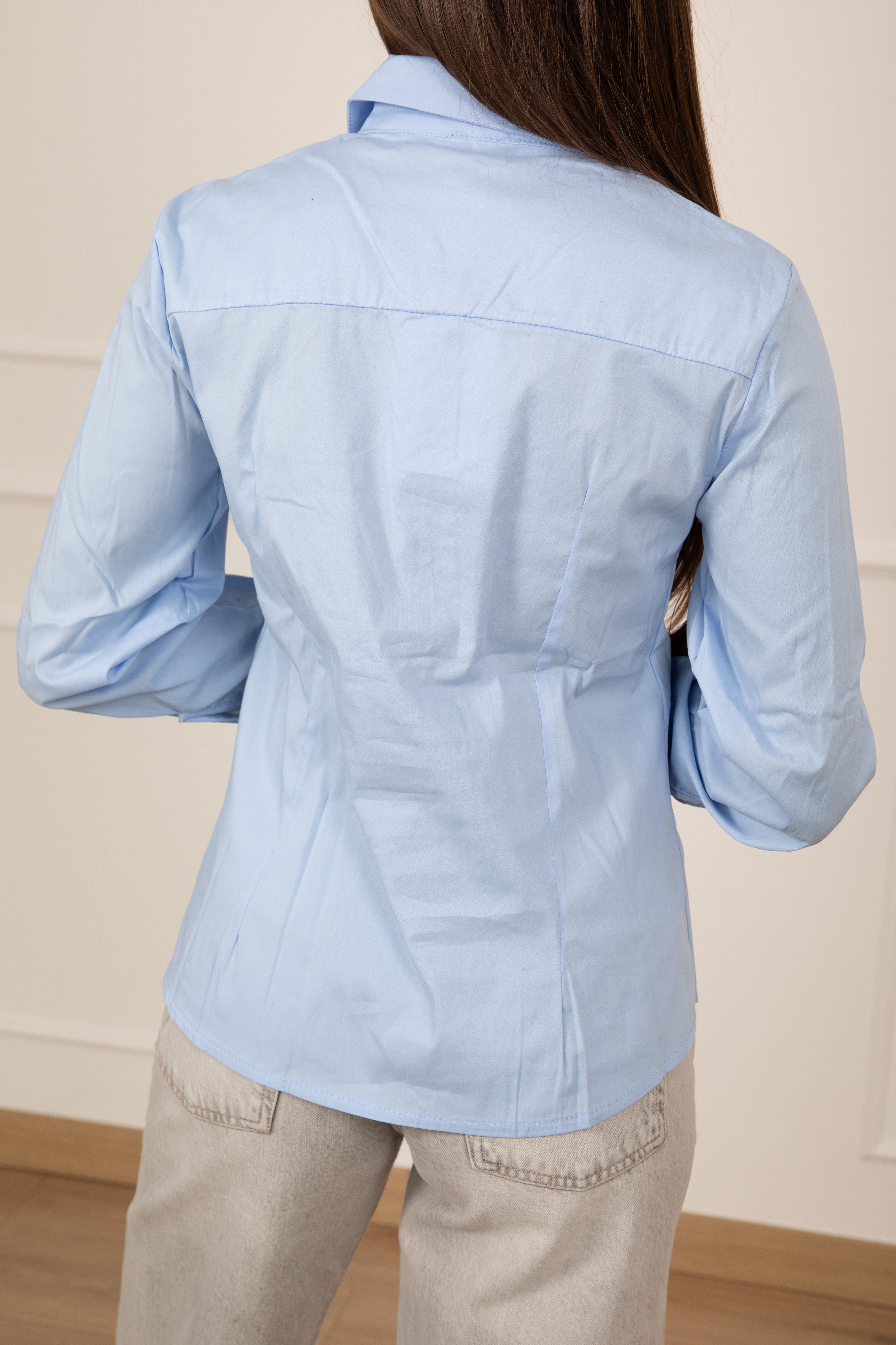 Camicia con bottone gioiello Susy Mix