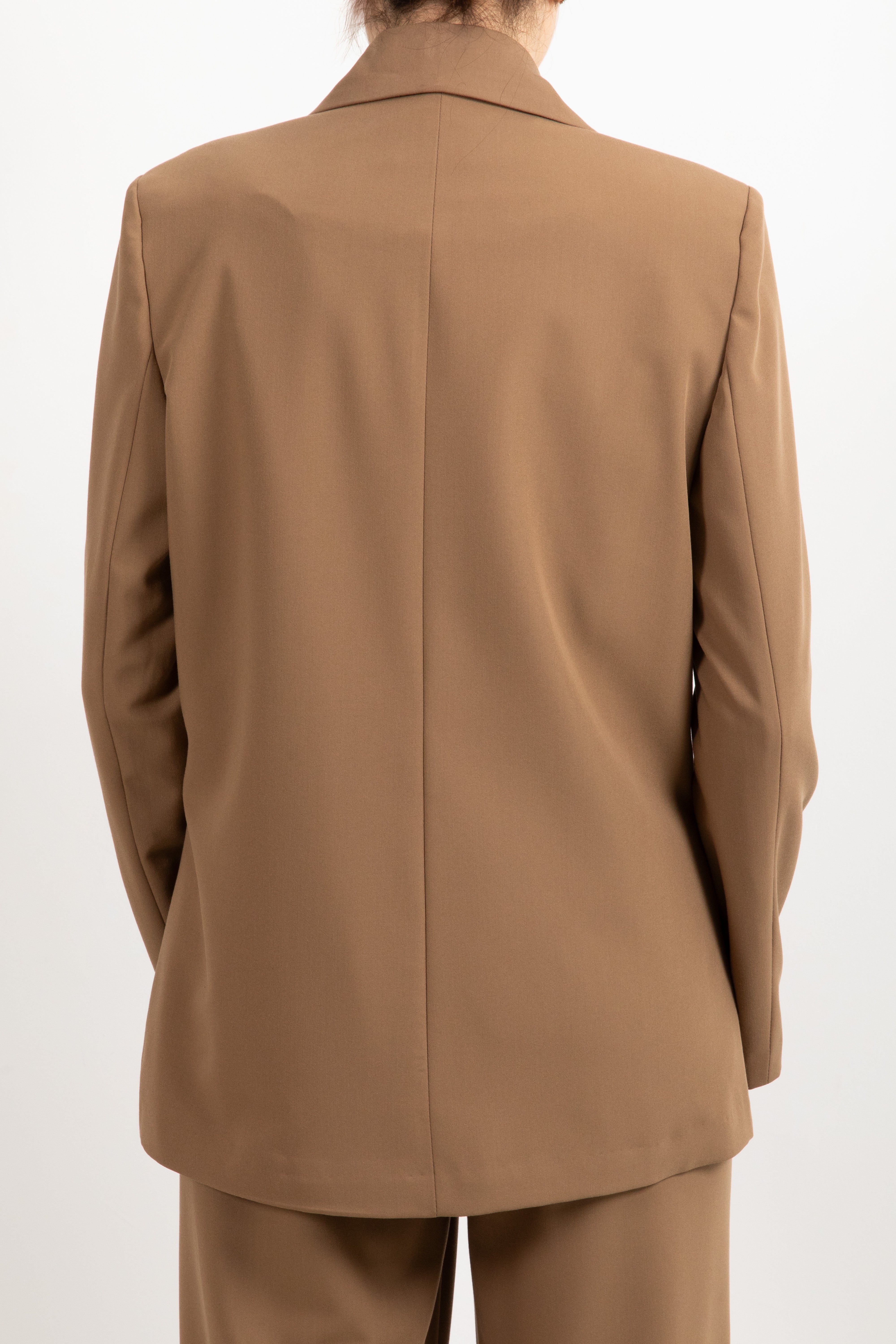 Tailleur poli-viscosa giacca mono-bottone e pantalone gamba dritta Dixie