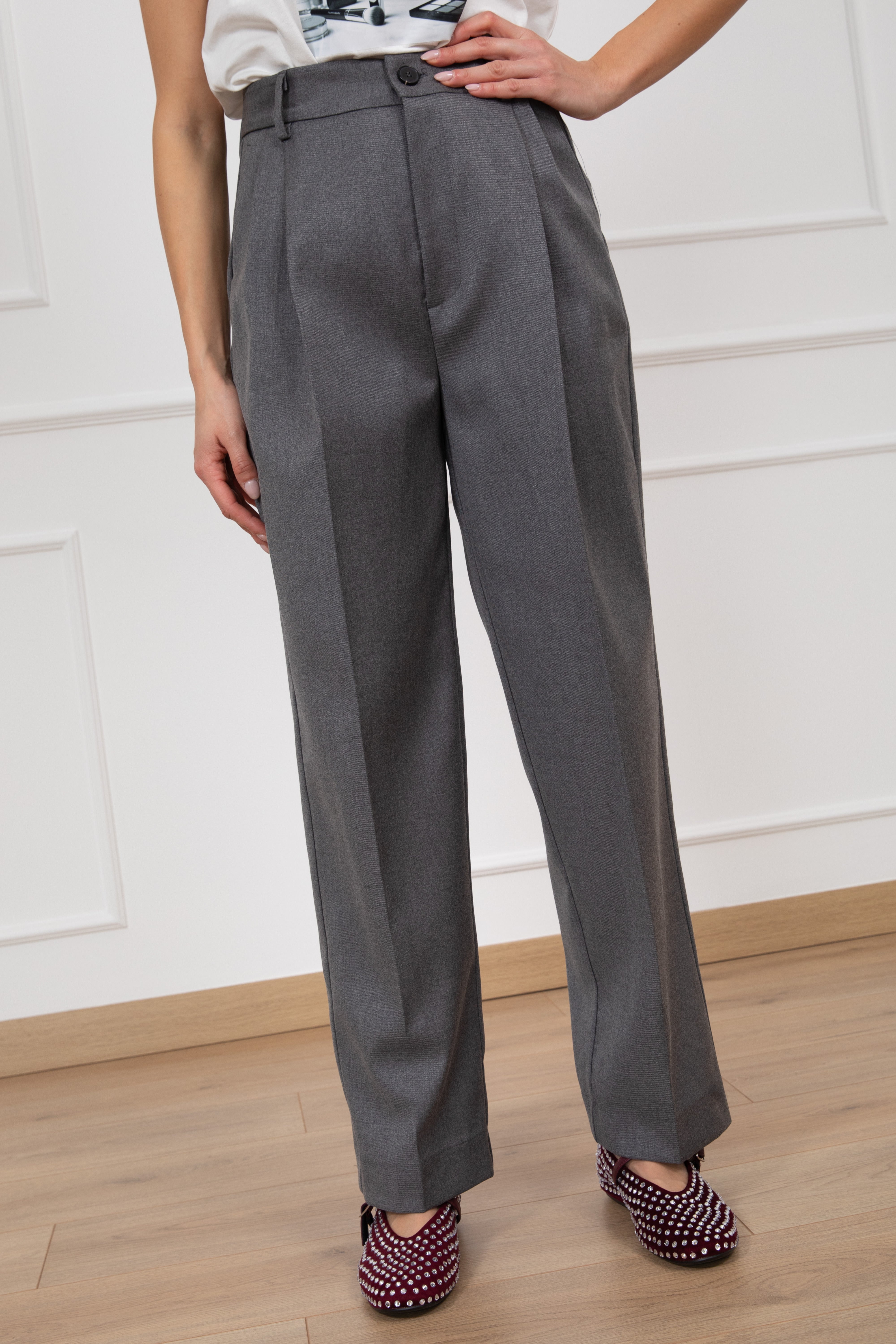 Pantalone maschile in calda viscosa con pinces ViCOLO