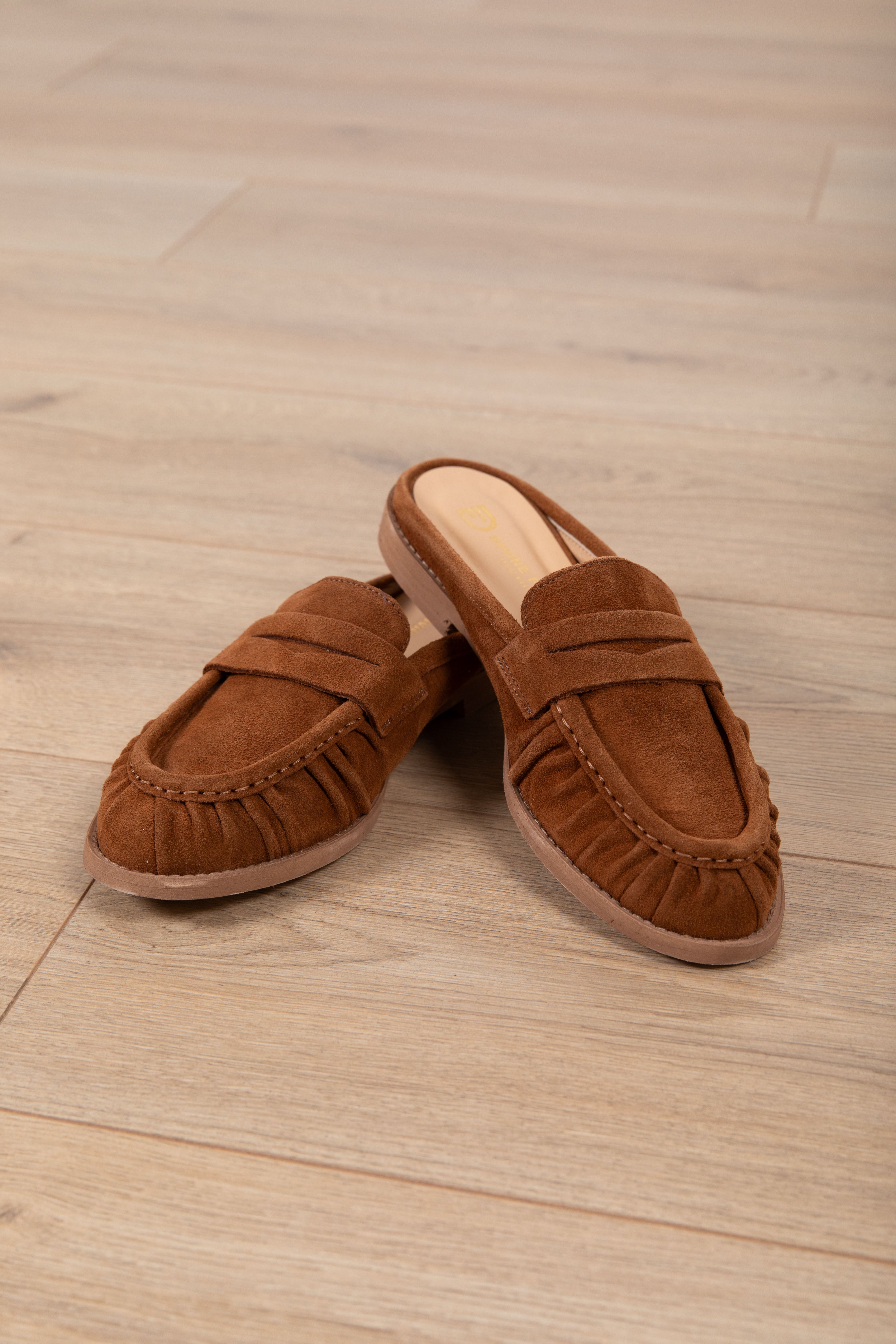 Sabot in camoscio con arricciatura Divine Follie