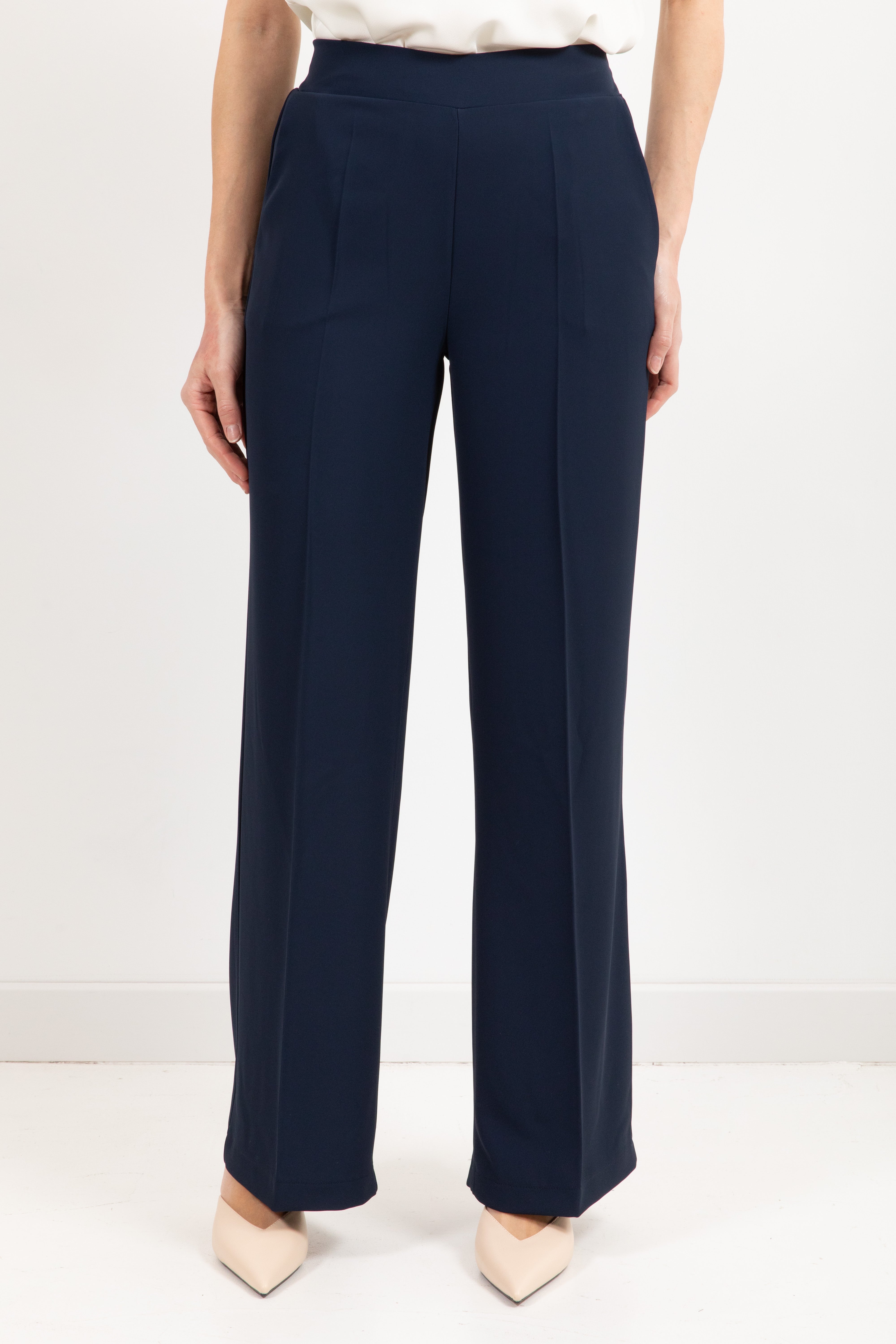 Tailleur fluido giacca con fusciacca e pantalone gamba dritta Susy Mix