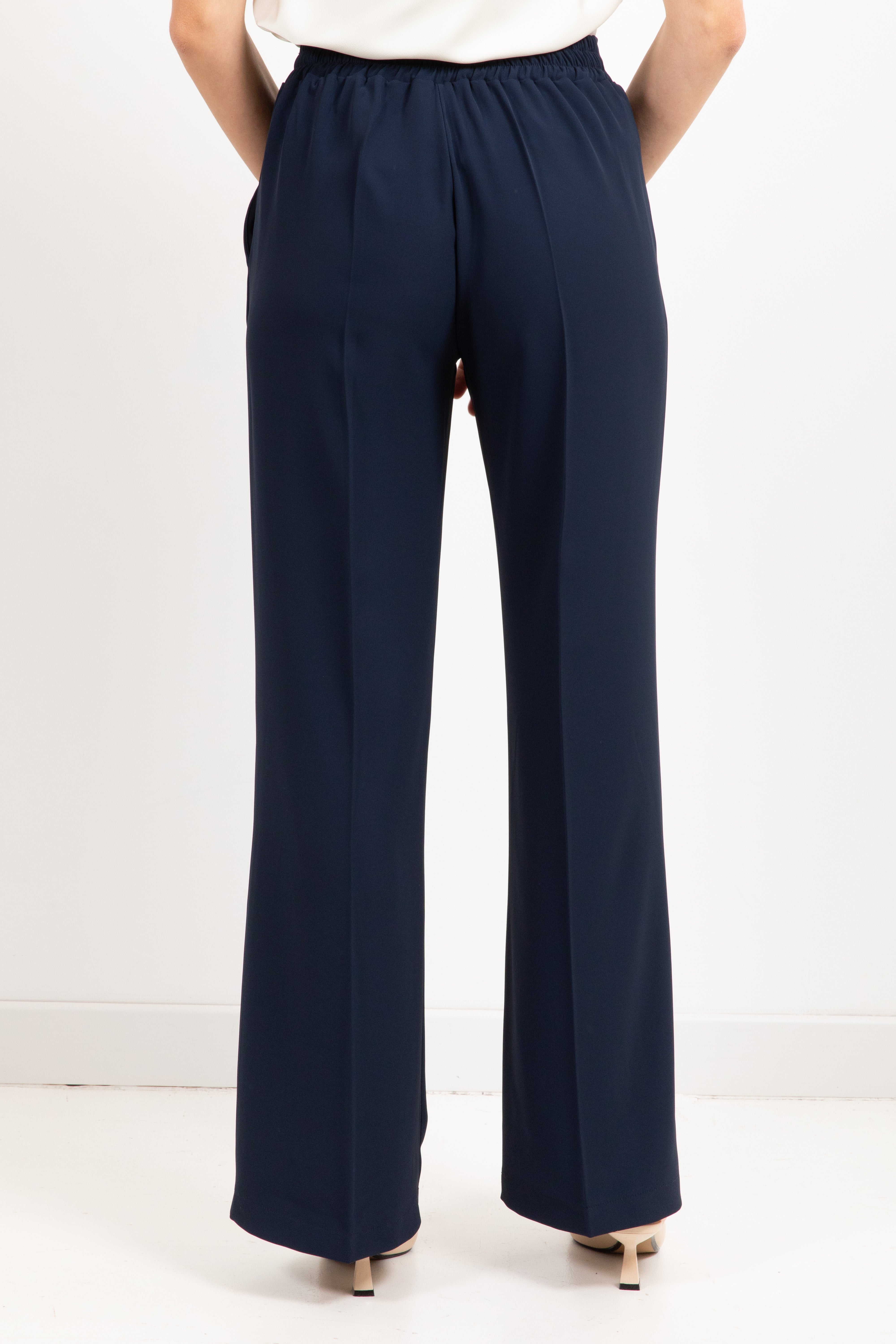 Tailleur fluido giacca con fusciacca e pantalone gamba dritta Susy Mix