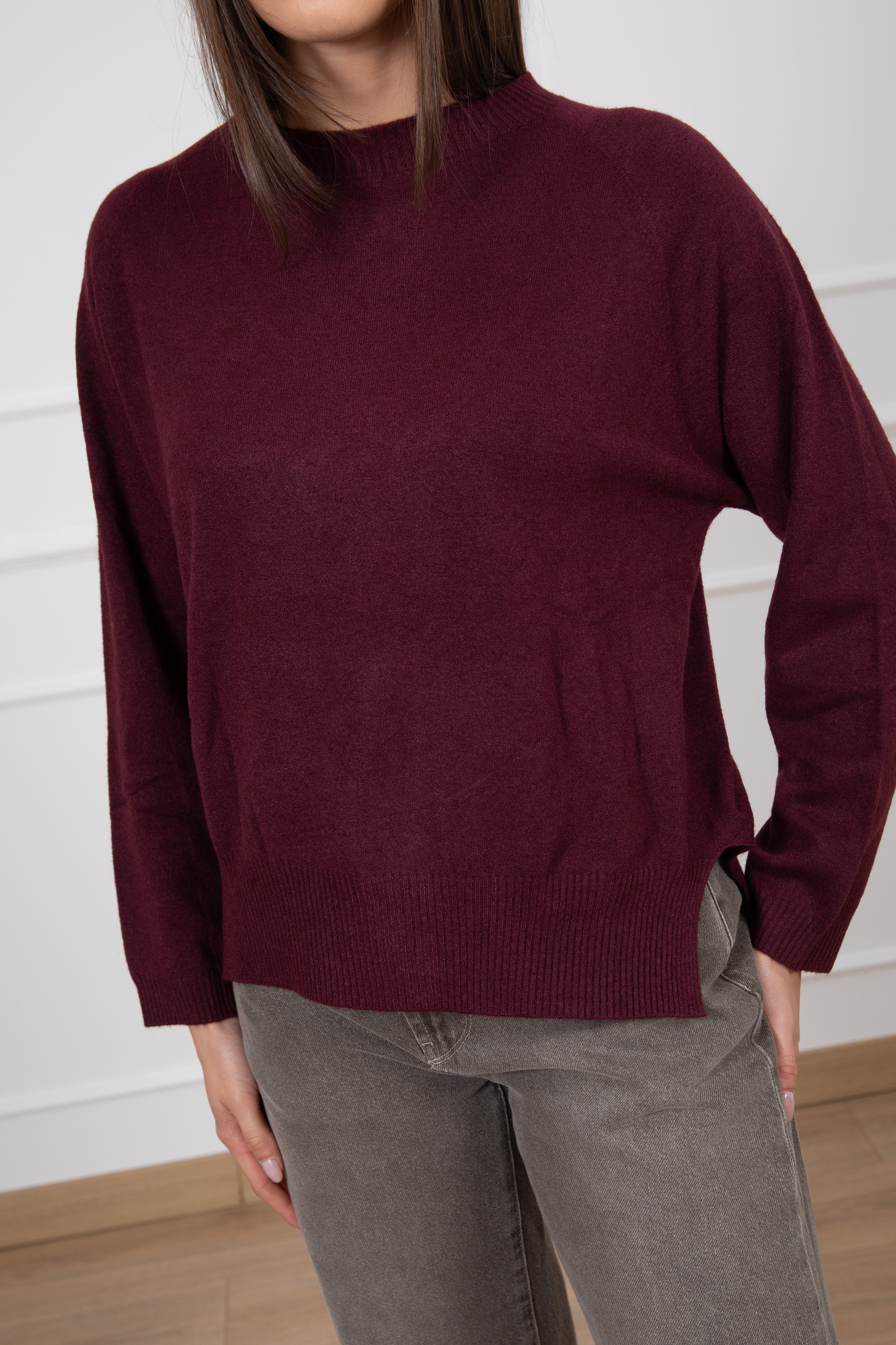 Maglia girocollo in viscosa Susy Mix