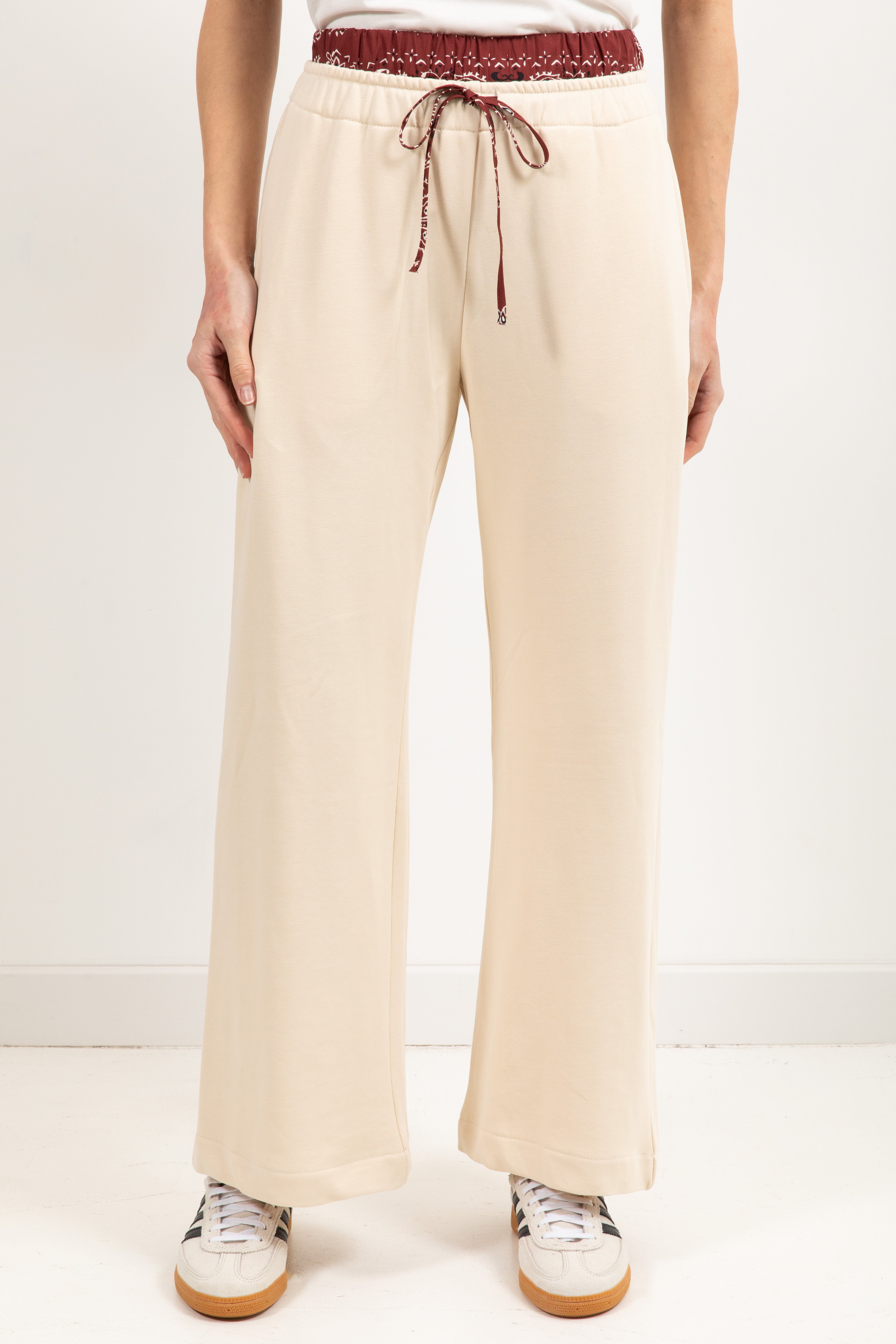 Pantalone burro in felpa boxer bandana ViCOLO X GLAM