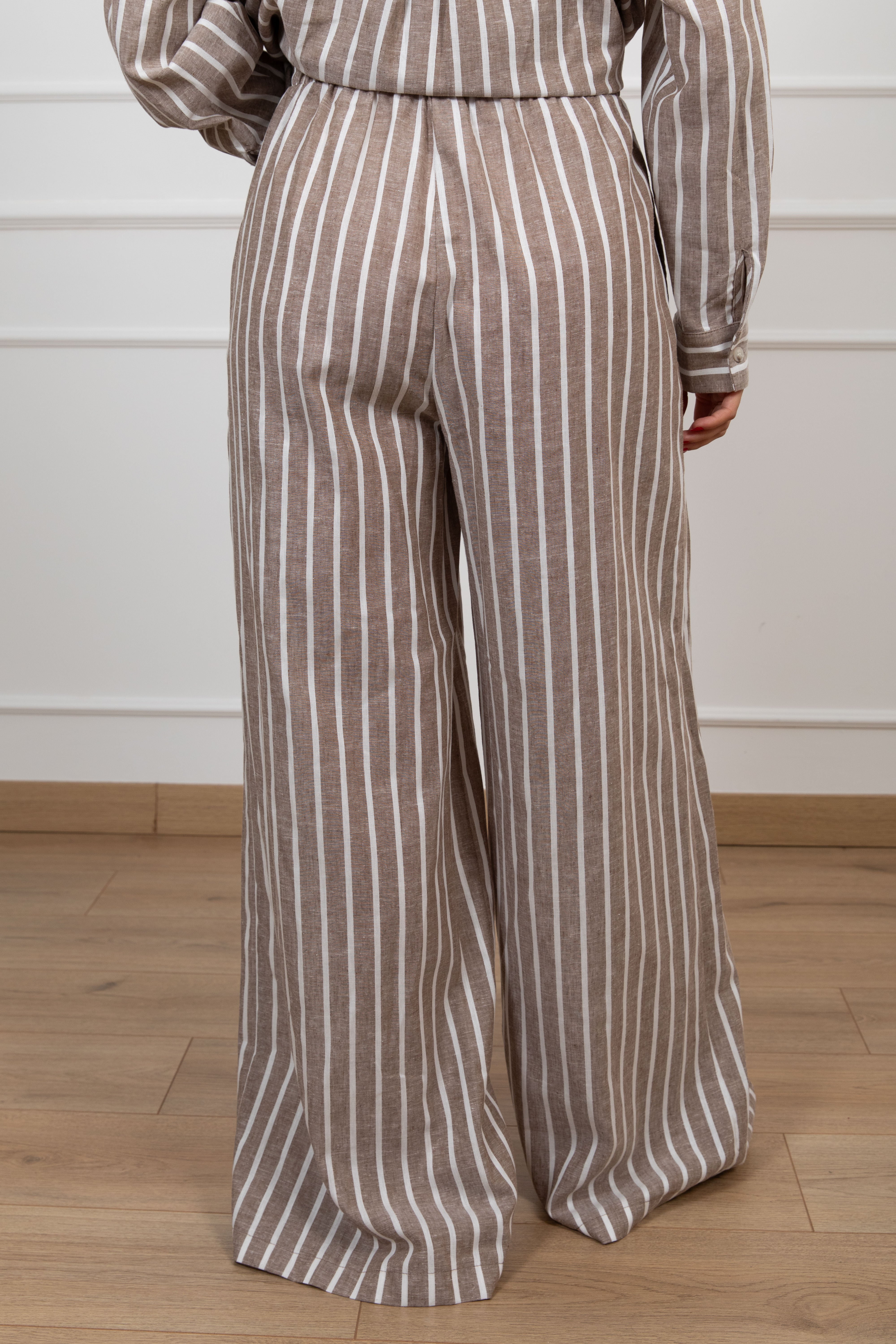 Pantalone bacchettato con gamba larga Motel