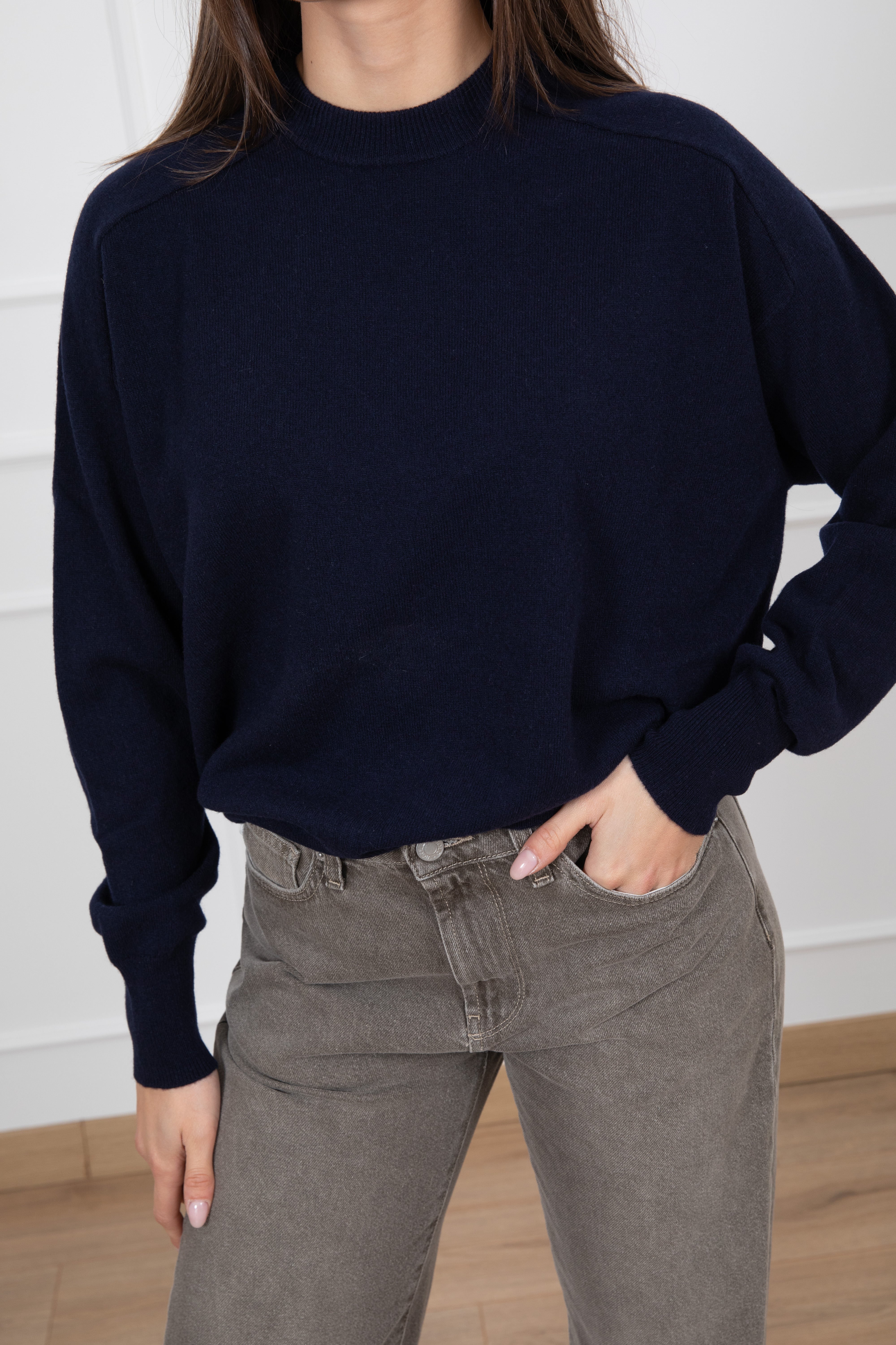 Pull girocollo 100% lana Tensione IN