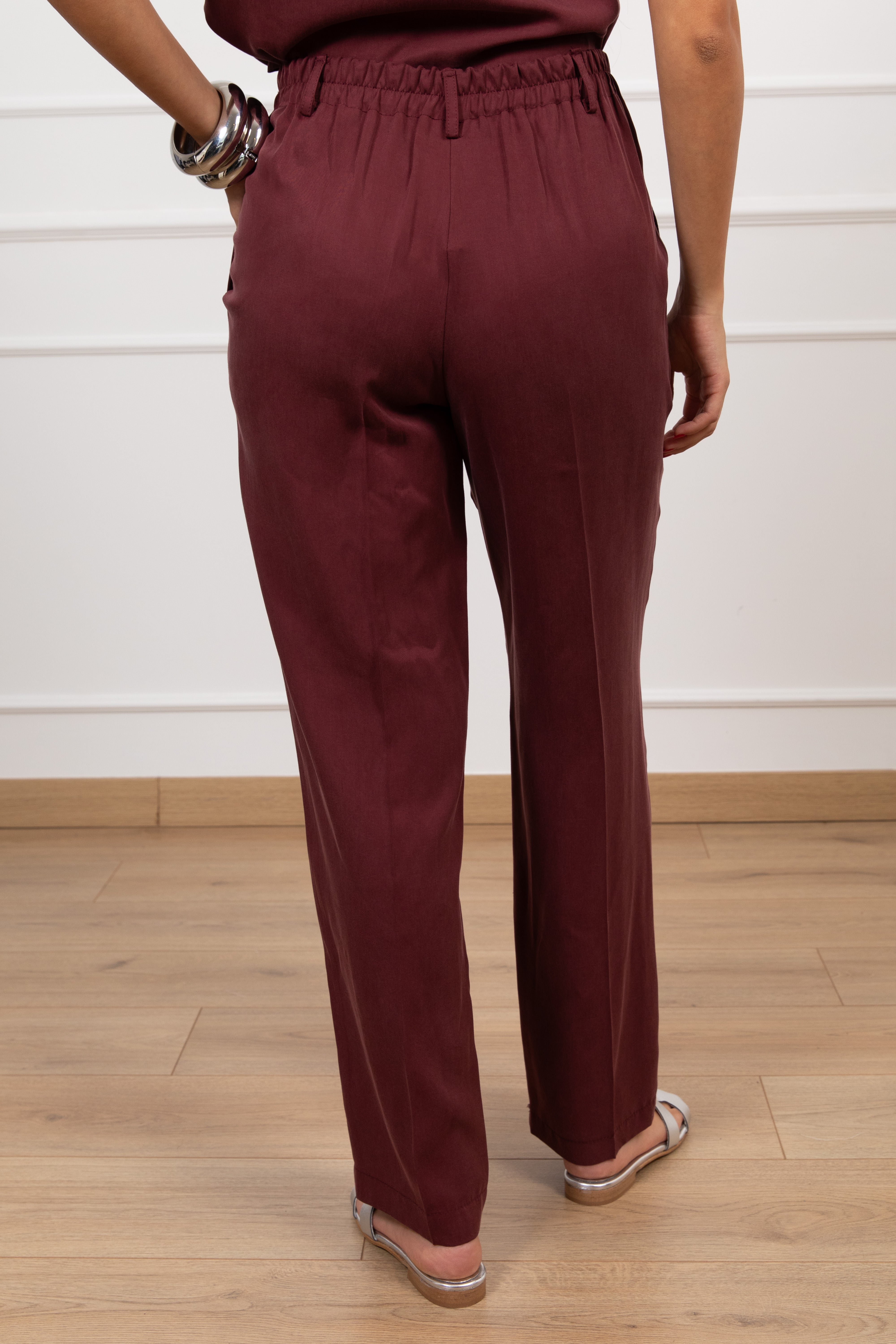 Coordinato top e pantalone in lyocell Susy Mix