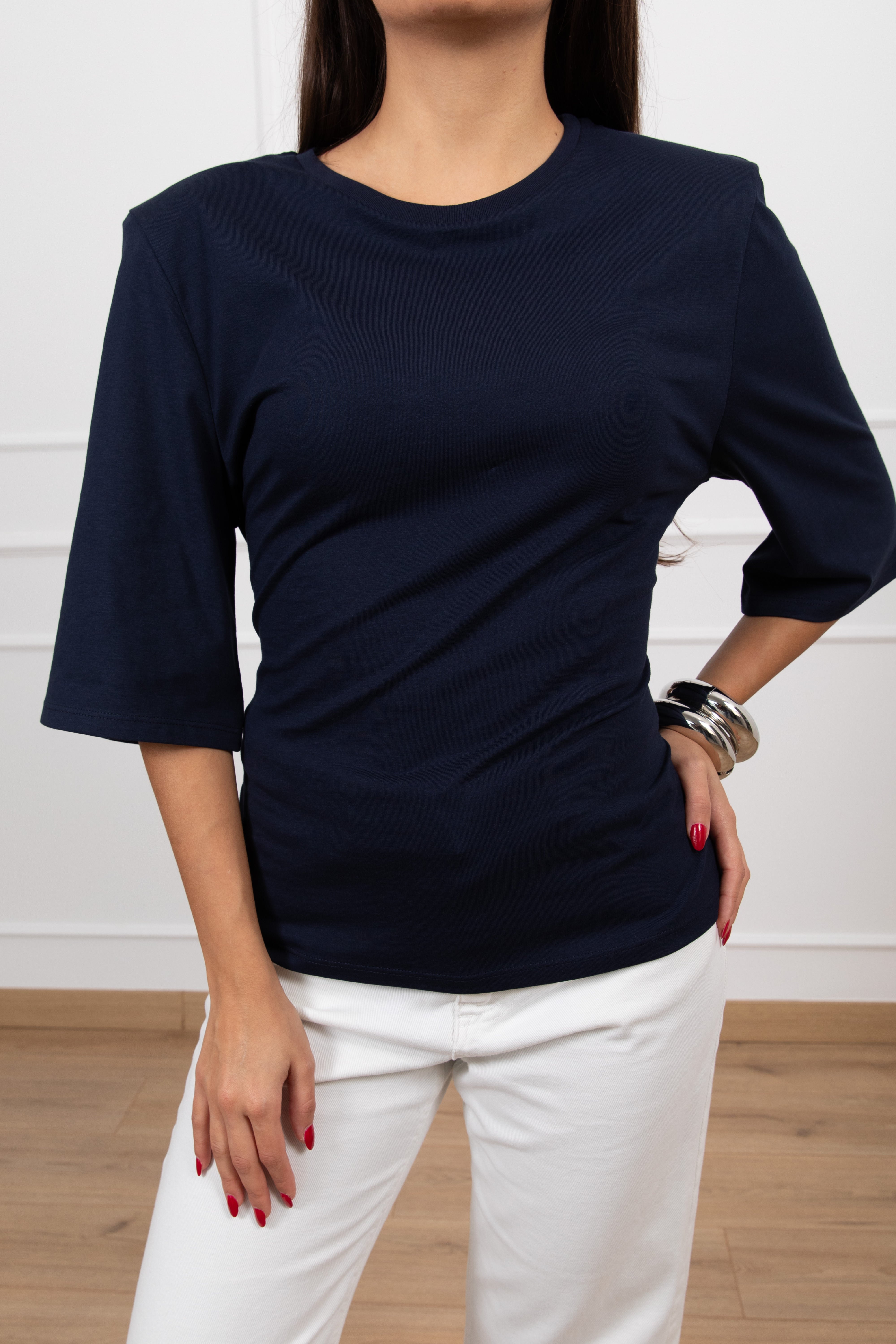 T-shirt con intreccio sul retro ViCOLO