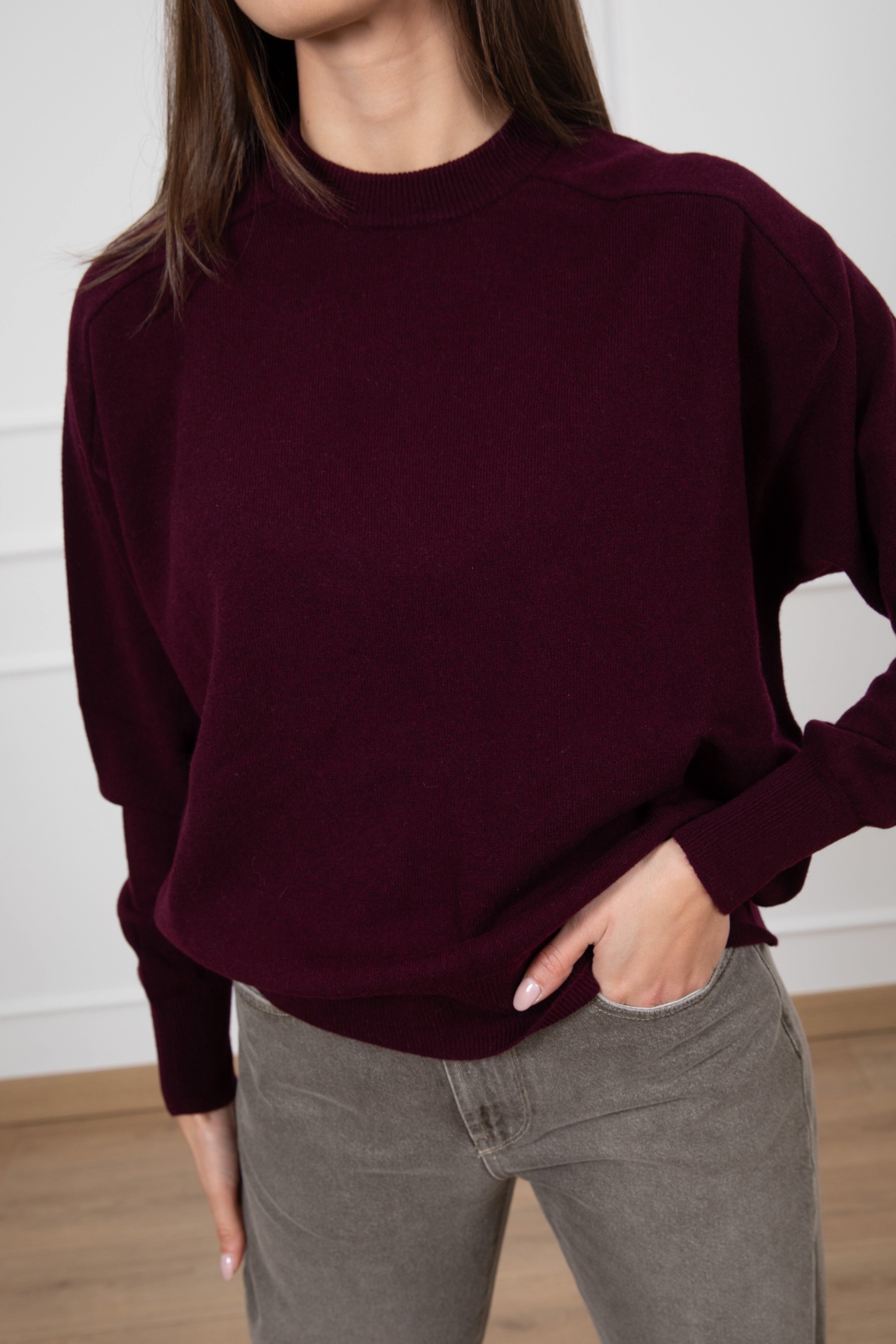 Pull girocollo 100% lana Tensione IN