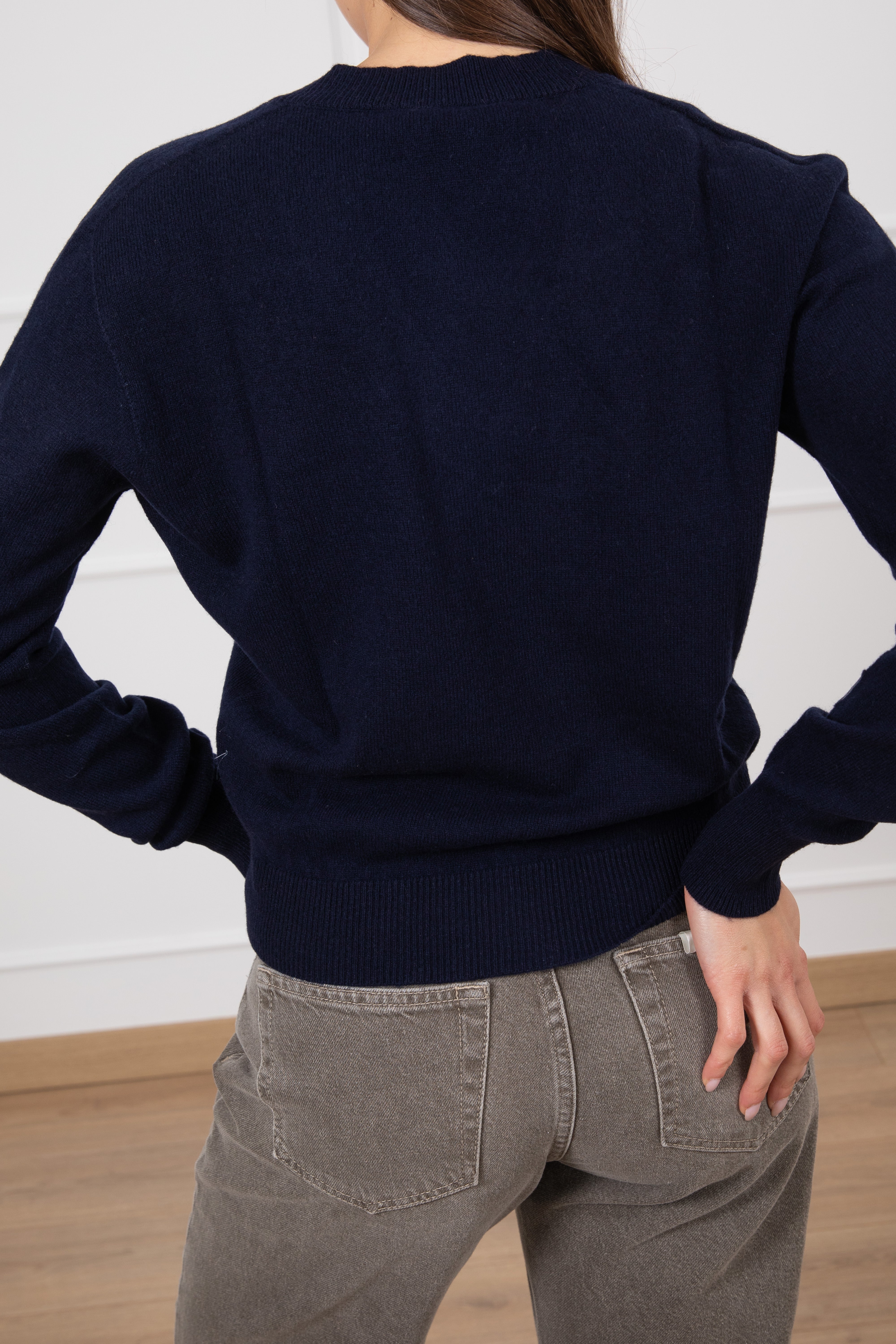 Pull in lana con scollo a "V" Dixie