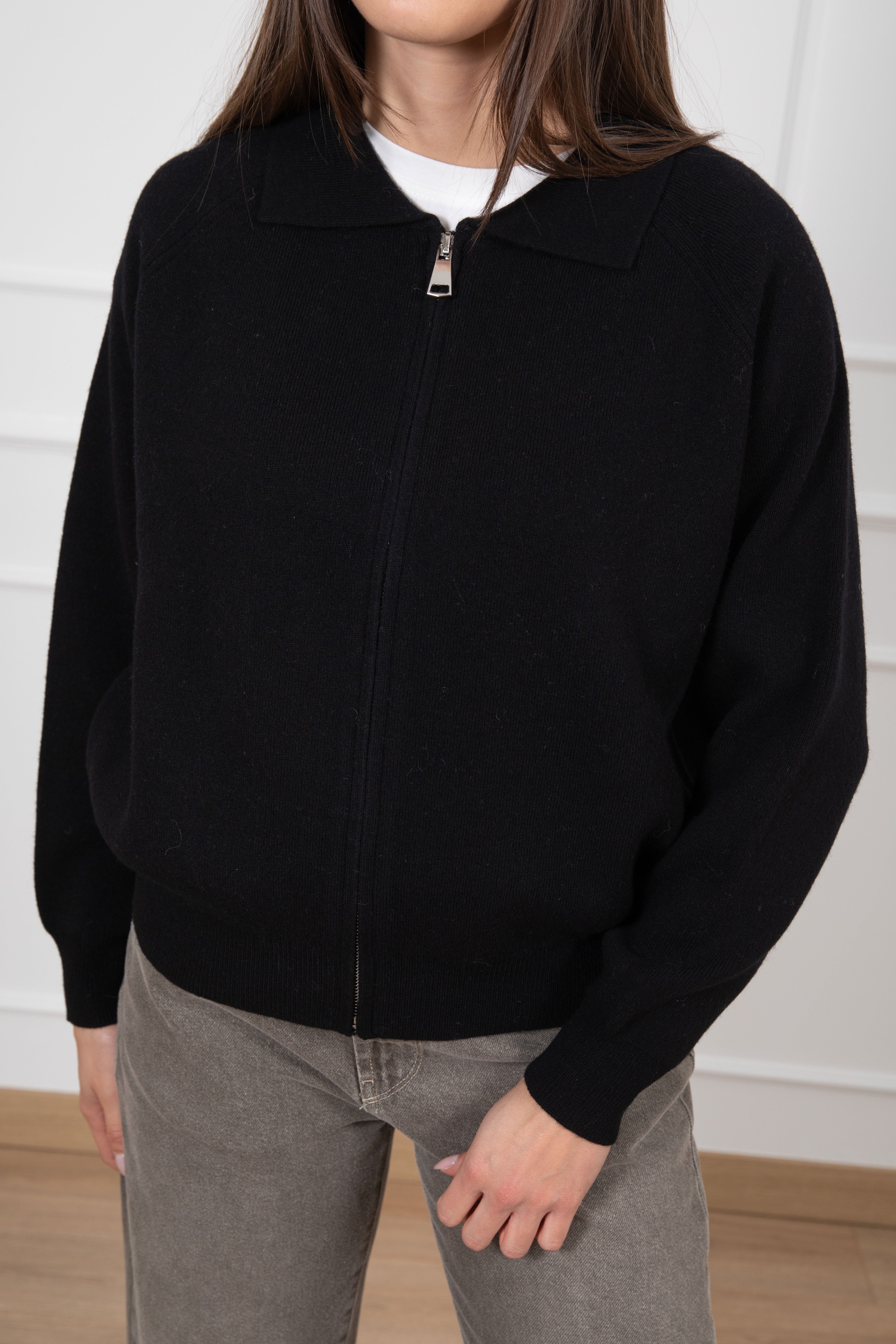 Giacca in maglia con zip Tensione IN