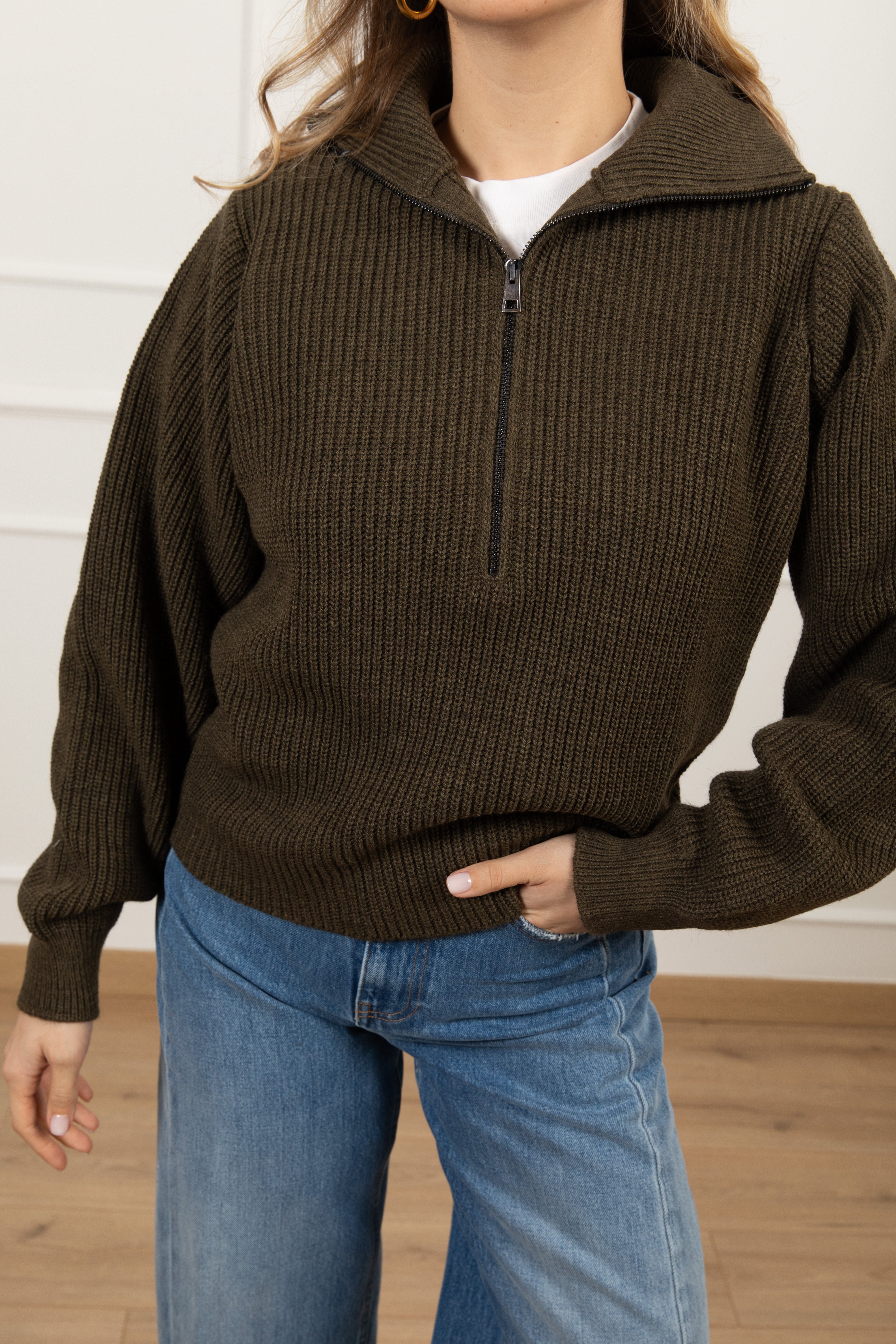 Pull a coste con zip ViCOLO