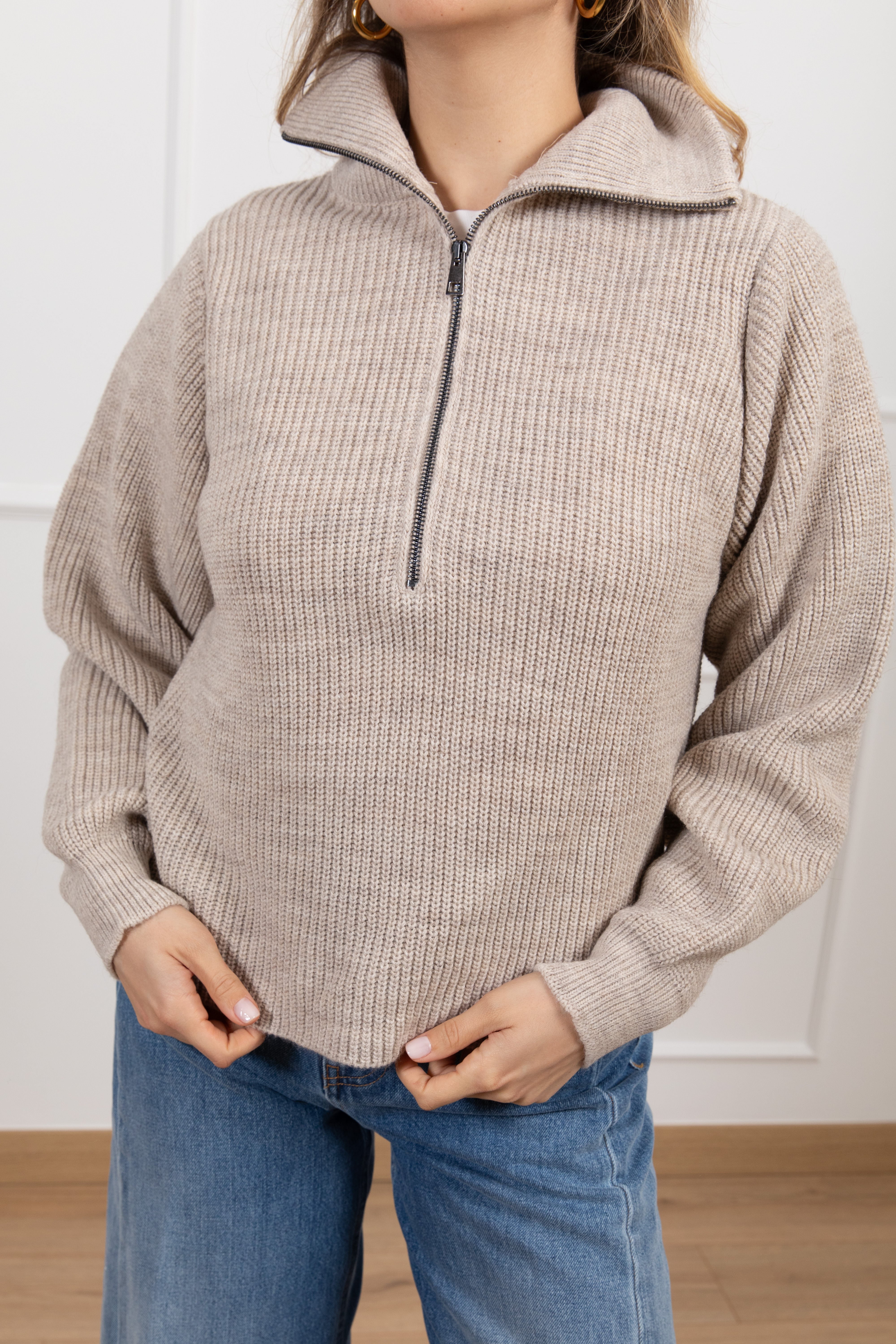 Pull a coste con zip ViCOLO