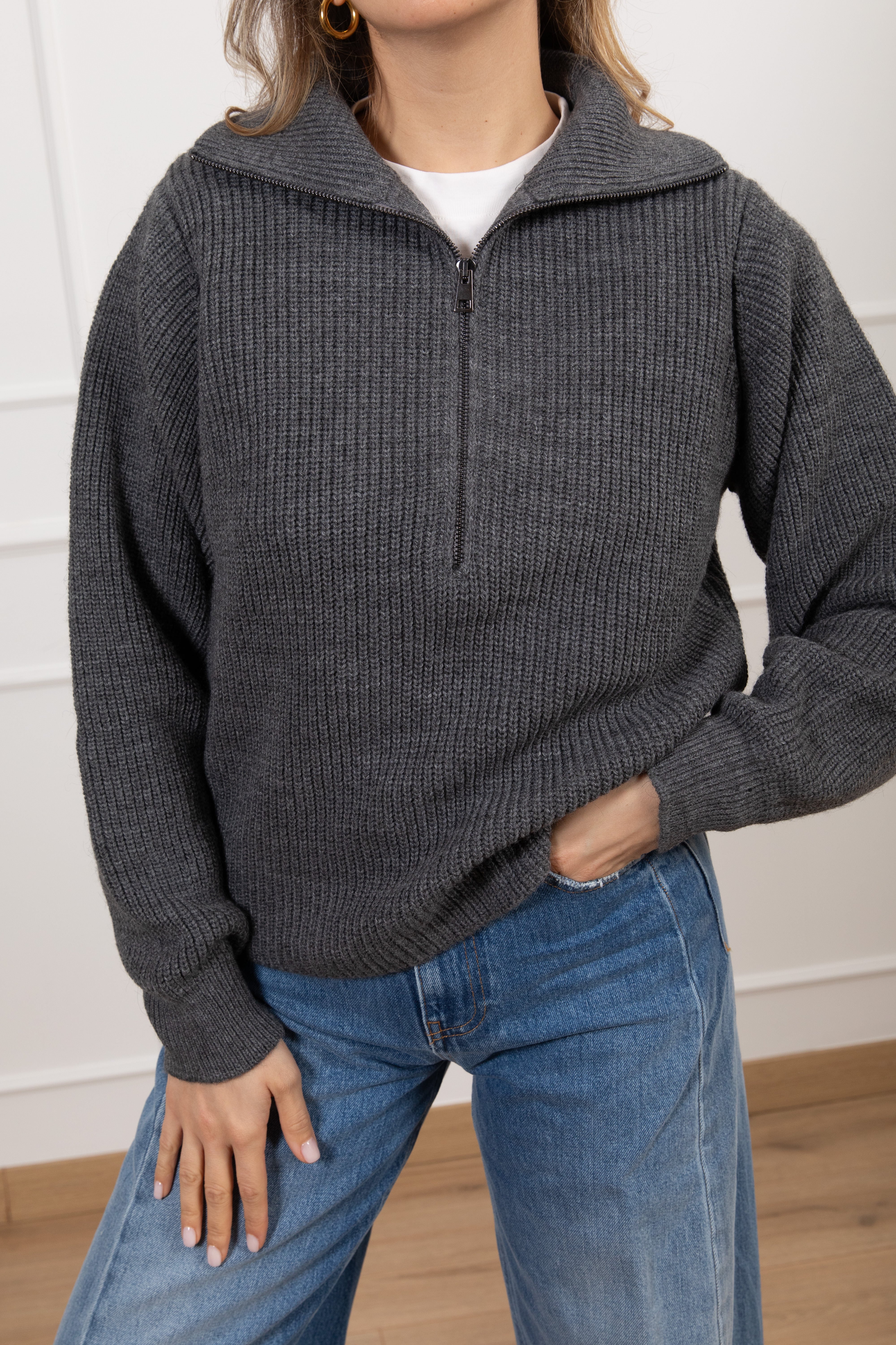 Pull a coste con zip ViCOLO