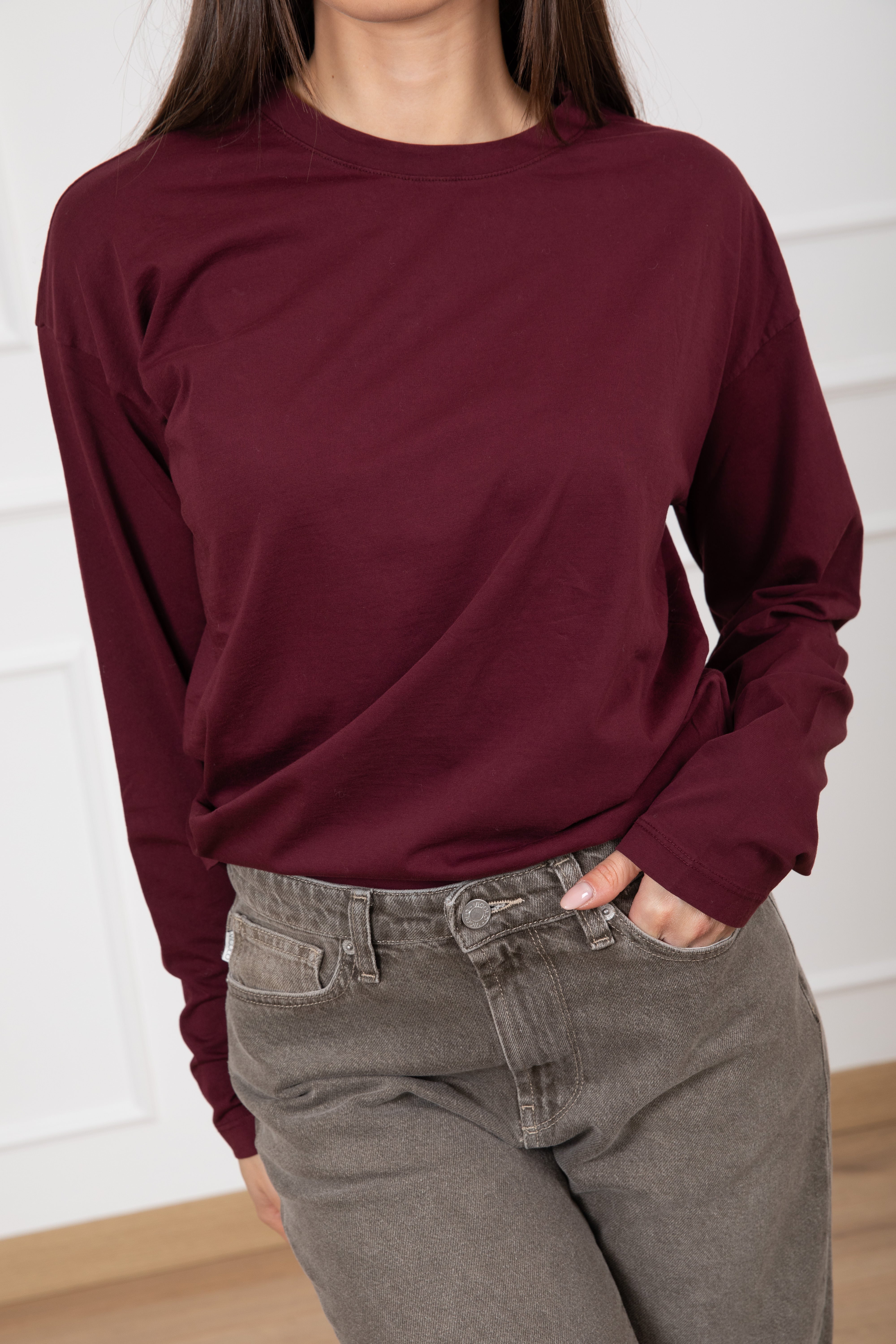 T-shirt basic manica lunga Tensione IN