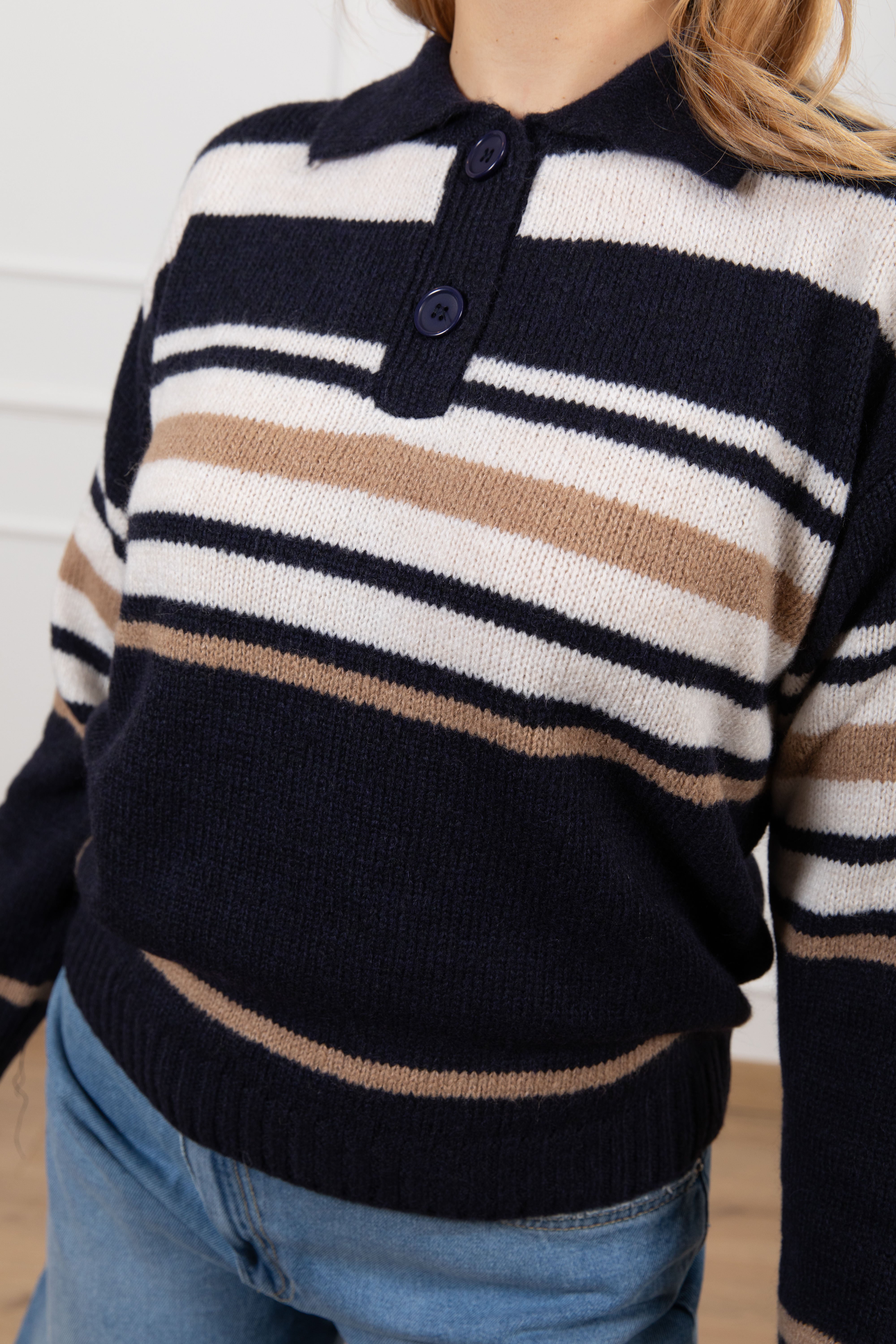 Polo a righe alternate Tensione IN