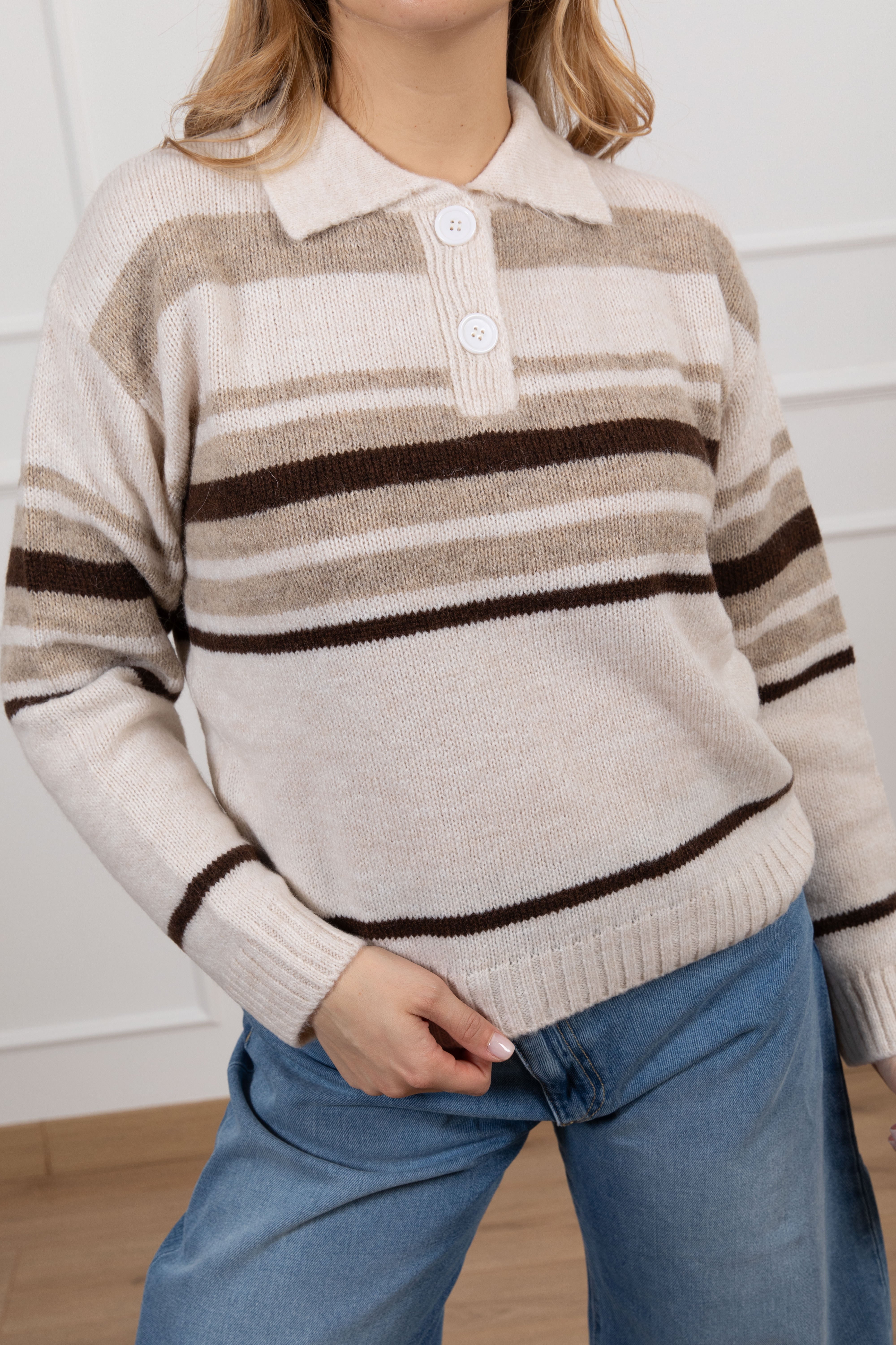 Polo a righe alternate Tensione IN