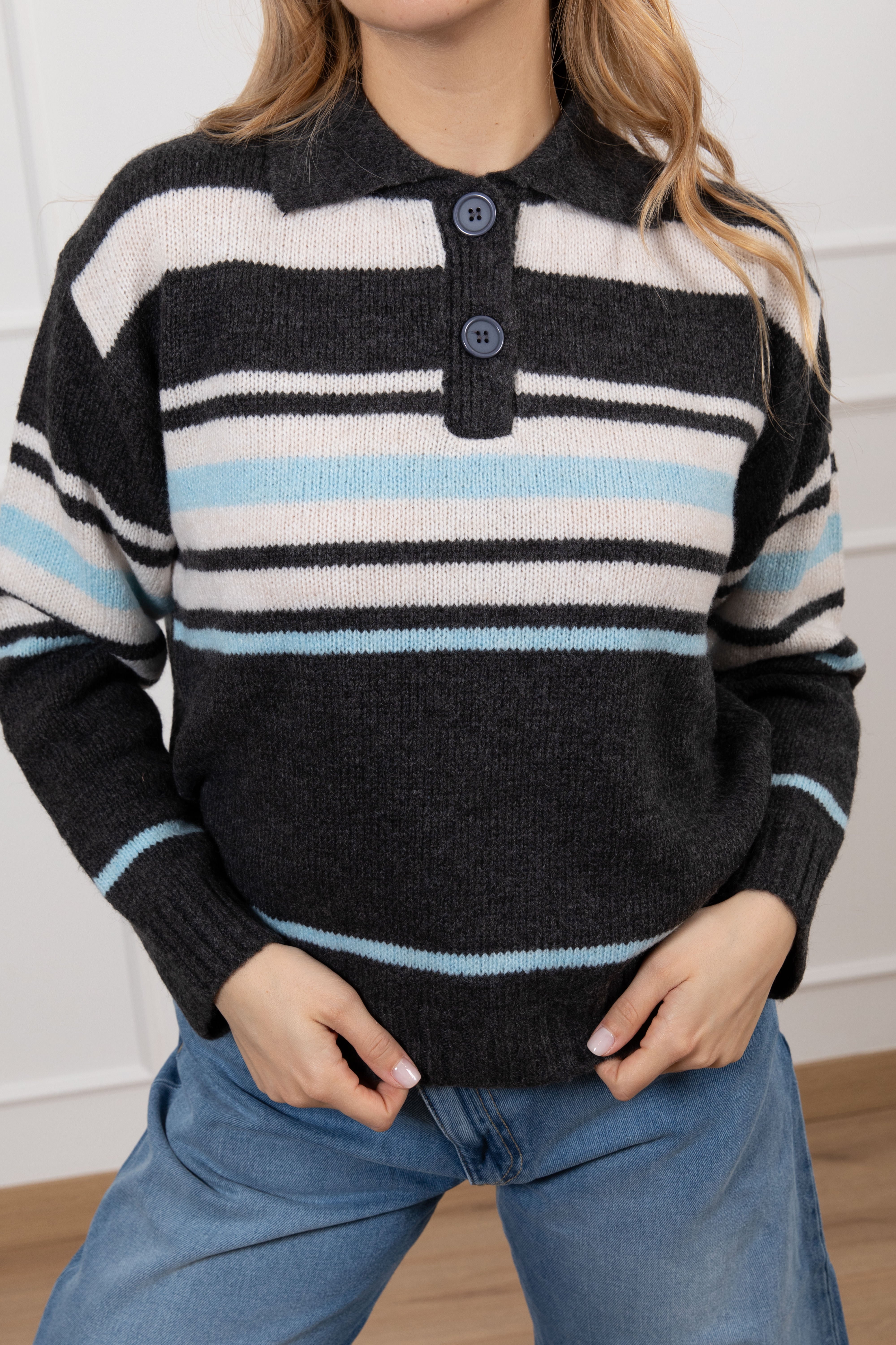 Polo a righe alternate Tensione IN