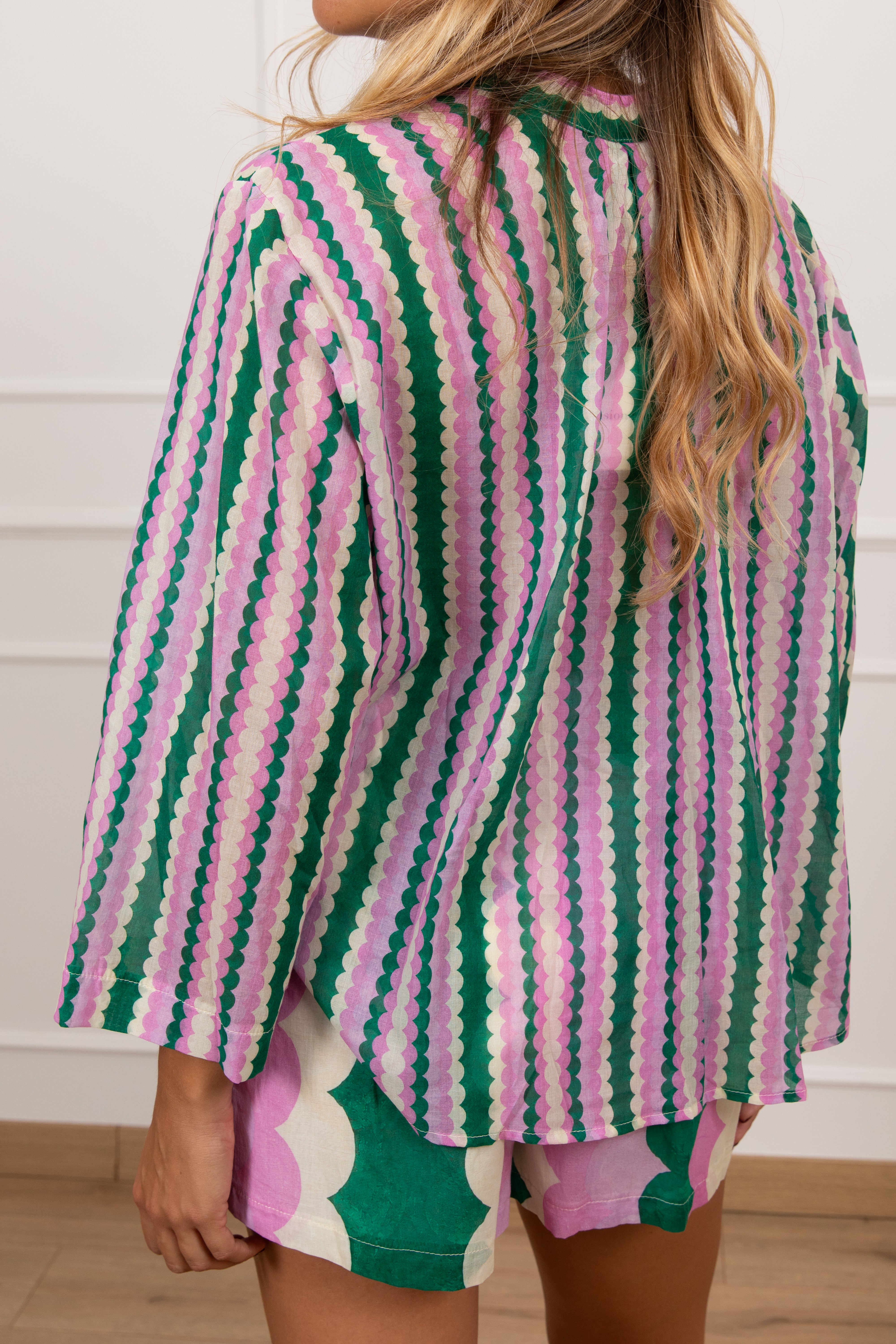 Camicia fantasia ondulata Tensione IN